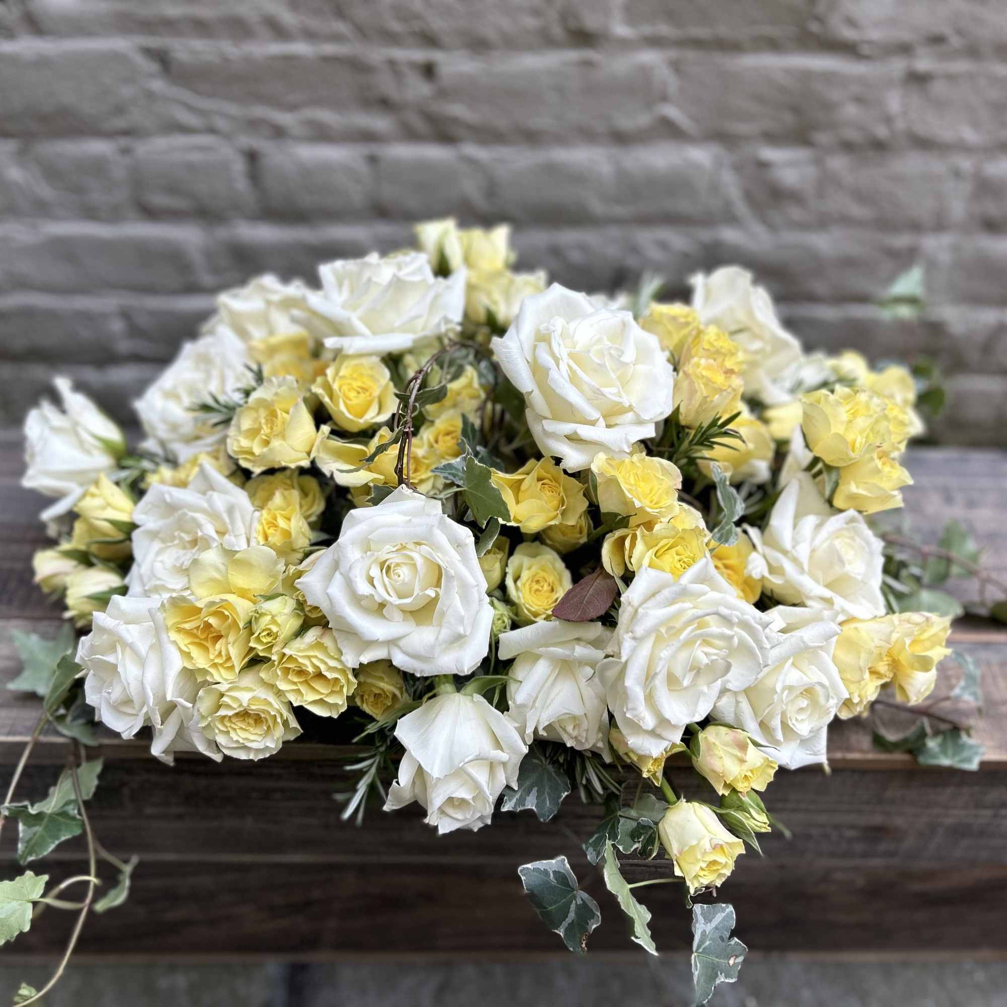 An exquisite display of flowers to celebrate the life of your loved