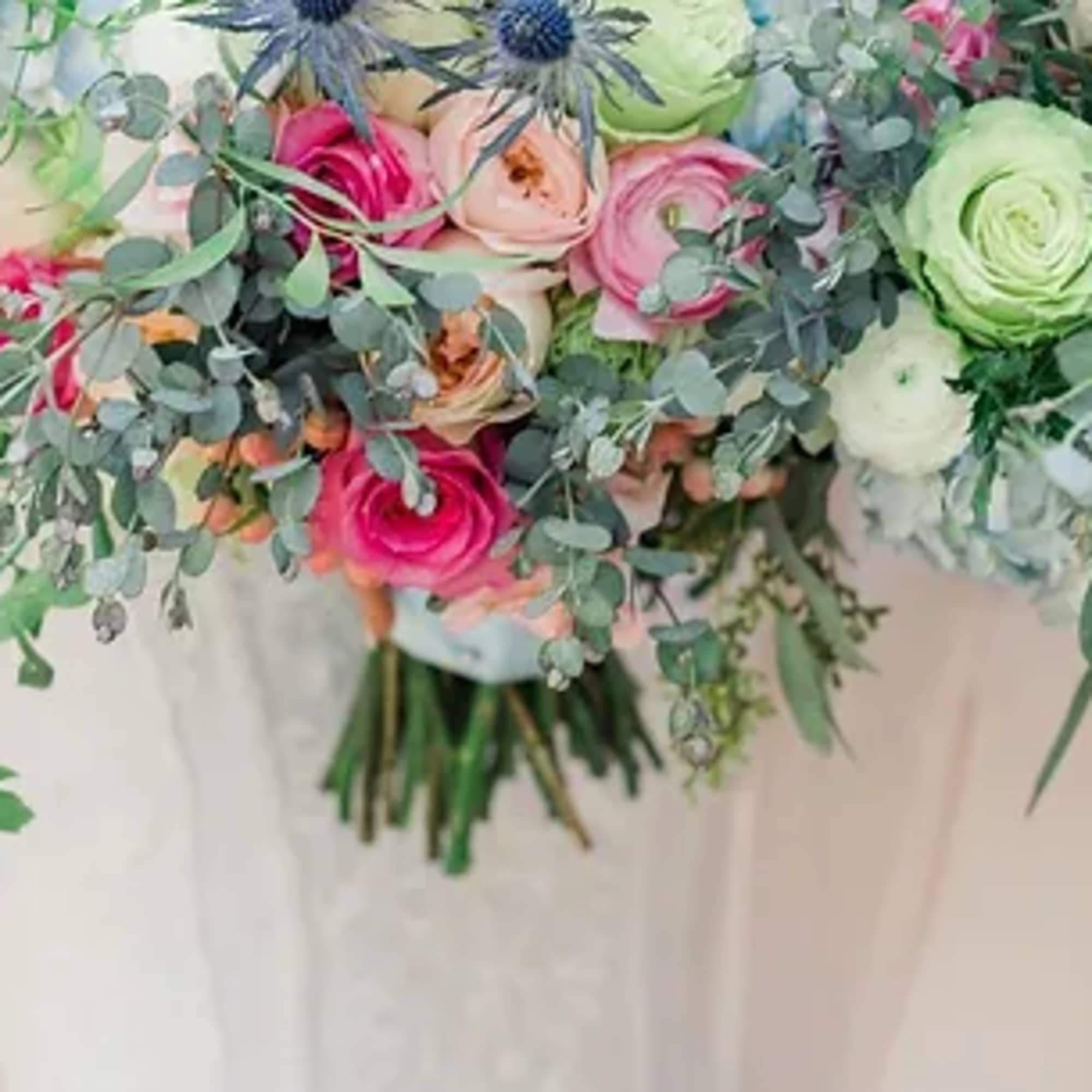 This exquisite spring blend of color and texture captures the joy and