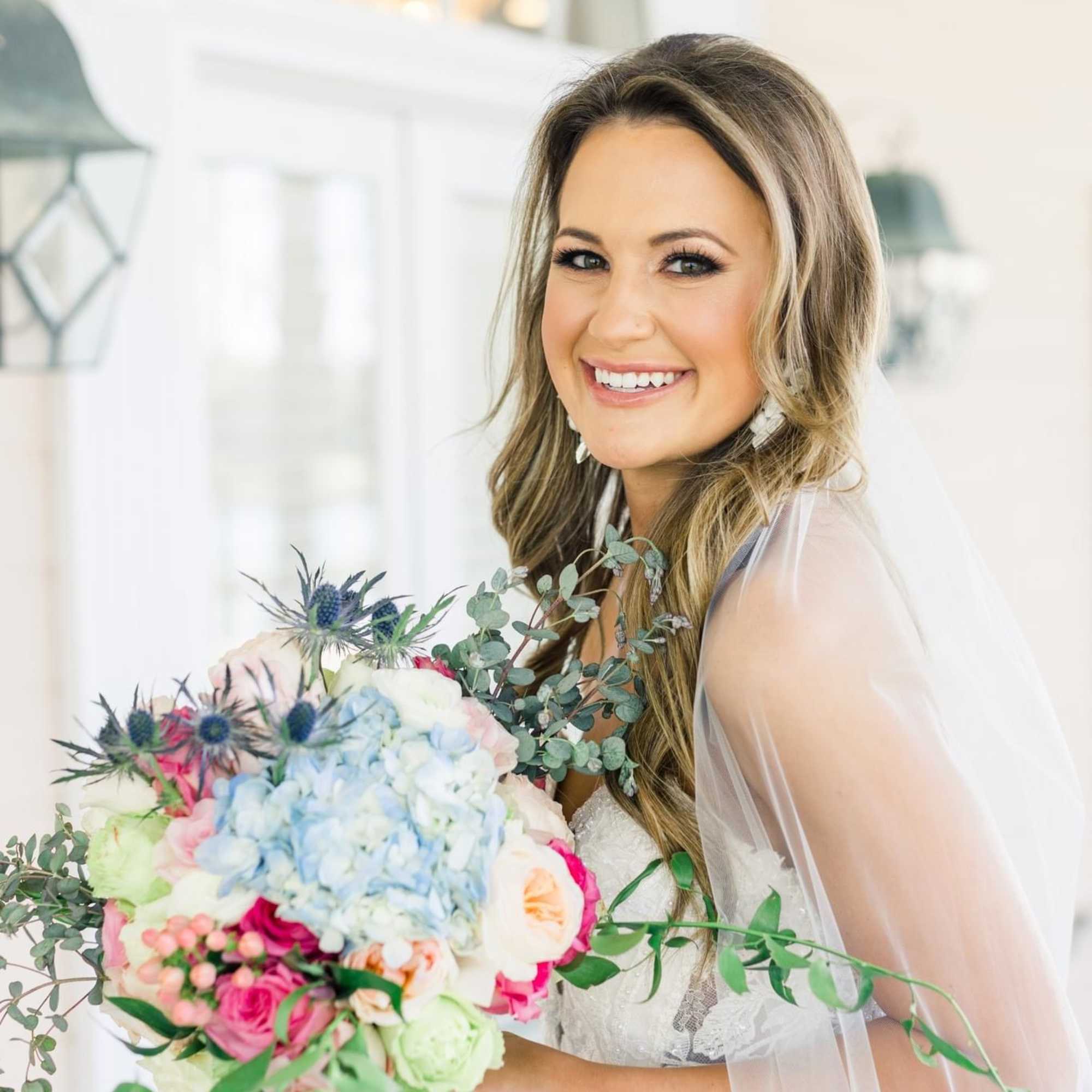 This exquisite spring blend of color and texture captures the joy and