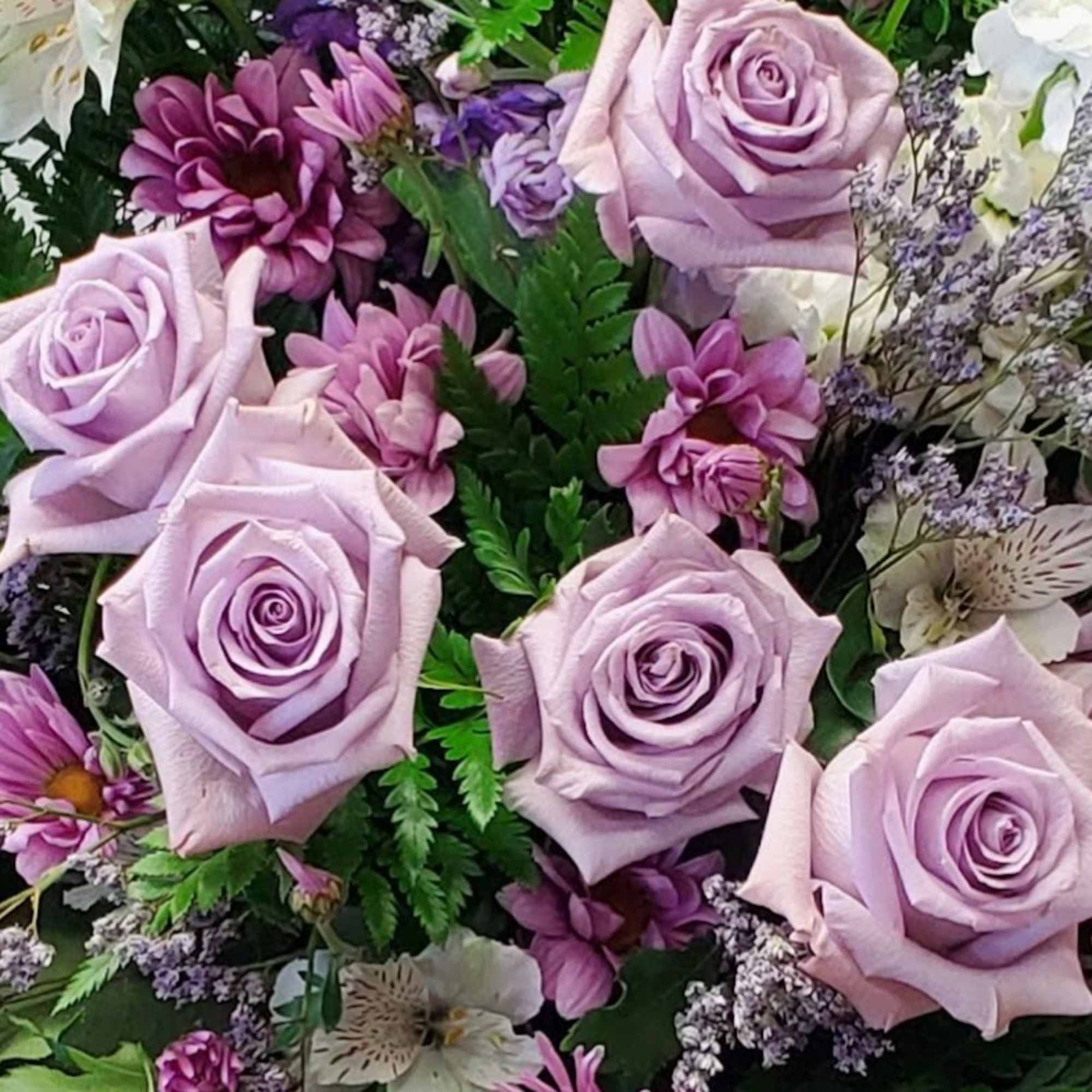 White! Pink! Hot Pink! Yellow! Lavender! Orange! Bi-Colors! Roses come in a