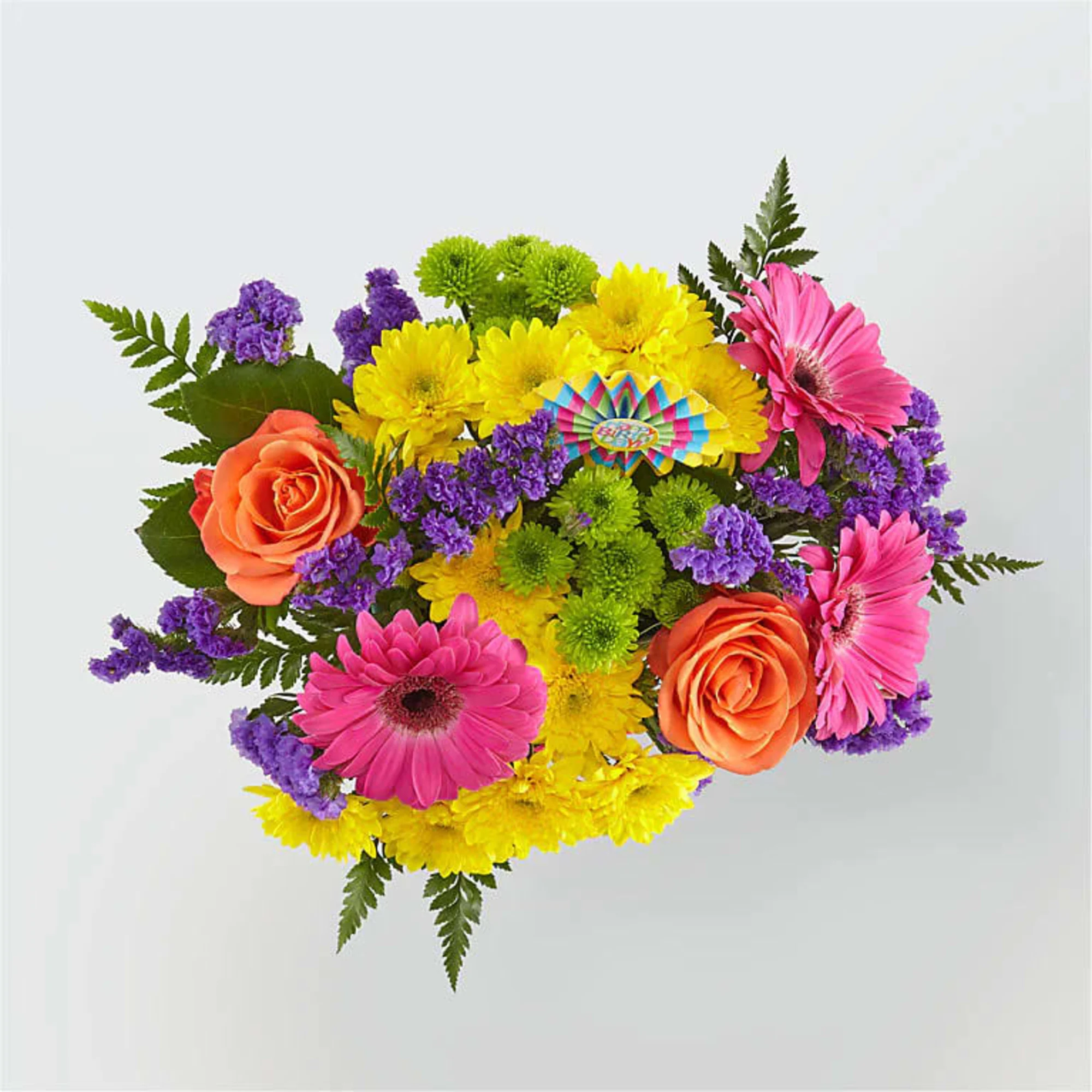 The Birthday Brights Bouquet is a true celebration of color and life The Birthday Brights Bouquet is a true celebration of color and life