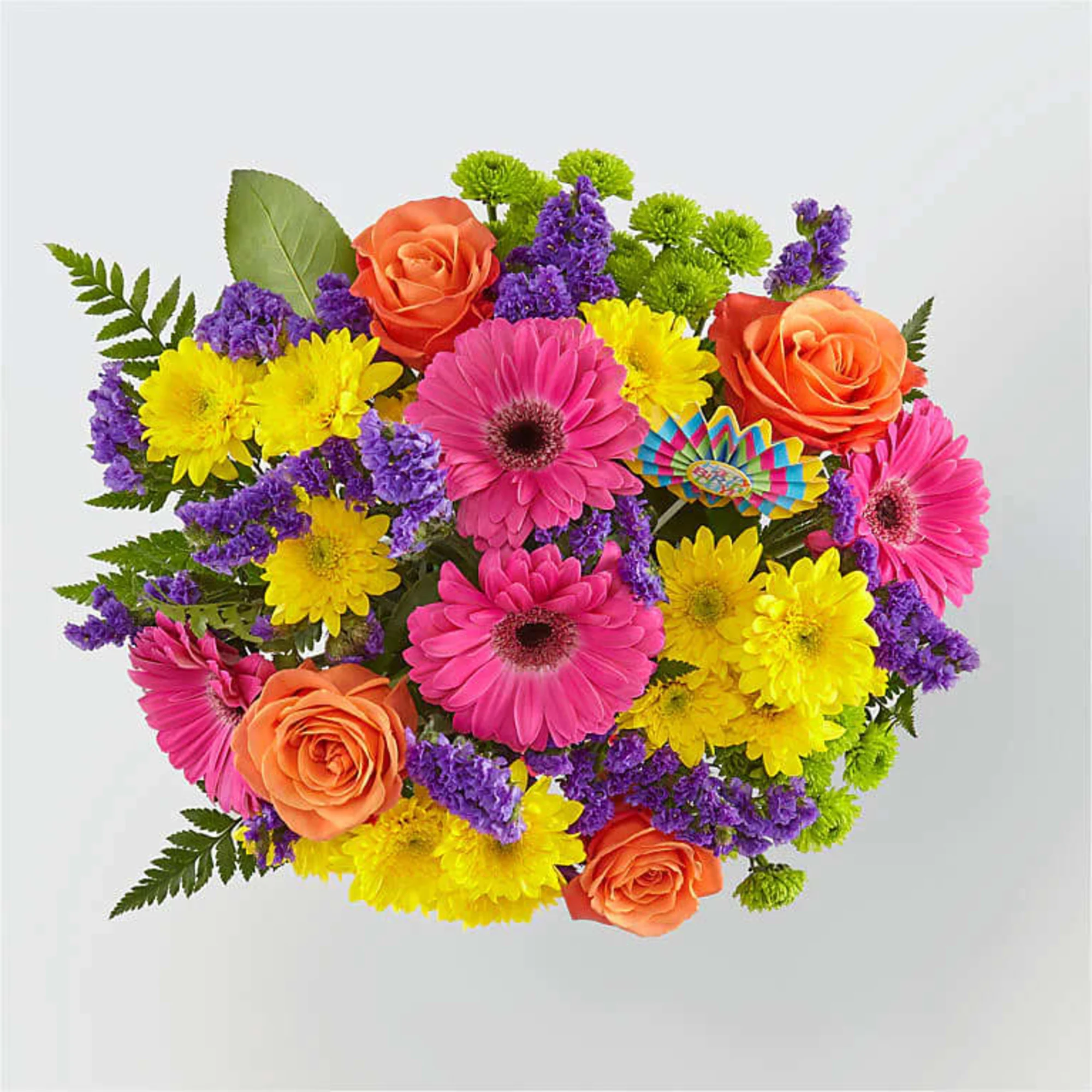 The Birthday Brights Bouquet is a true celebration of color and life The Birthday Brights Bouquet is a true celebration of color and life