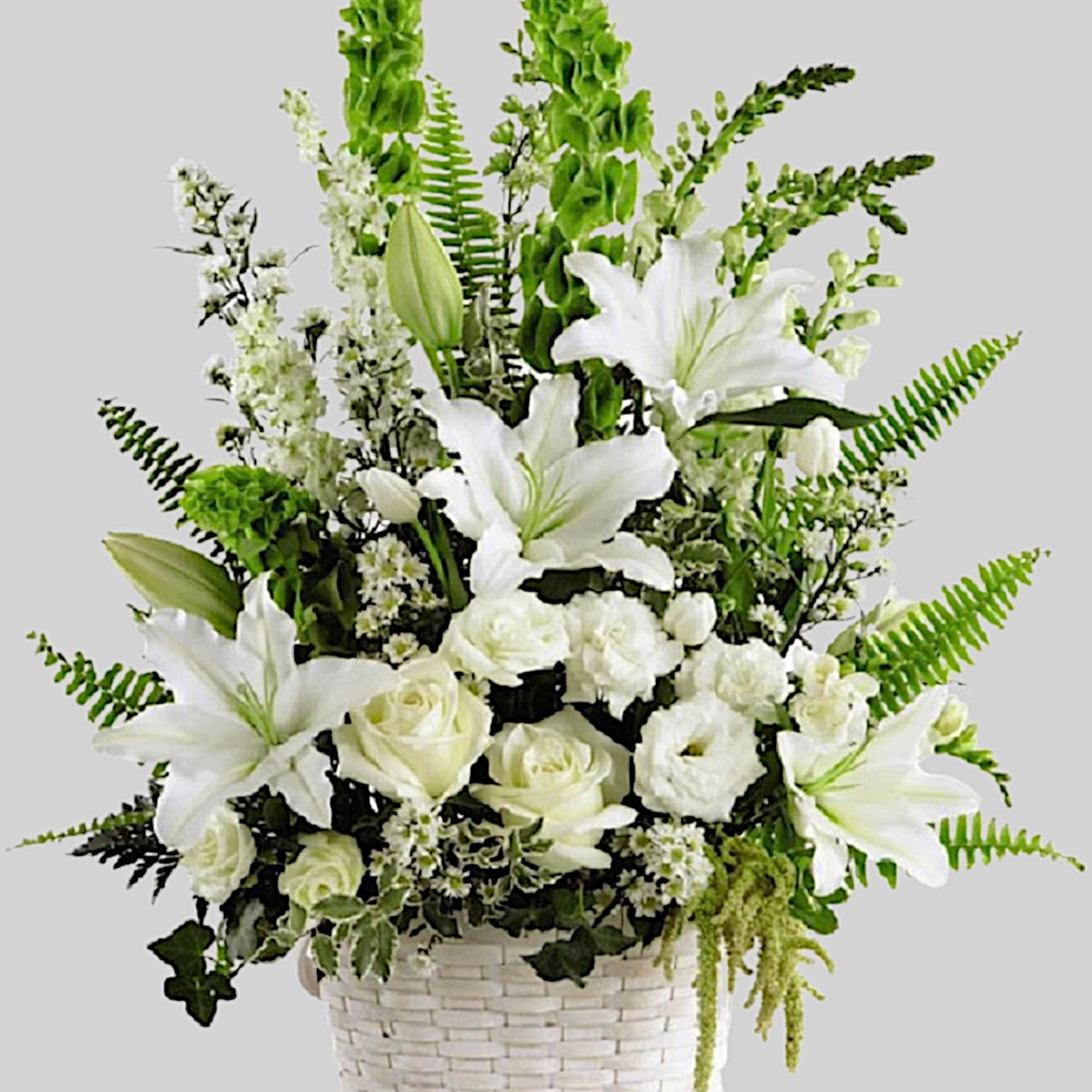 The In Our Thoughts Arrangement is a symbol of pure peace and