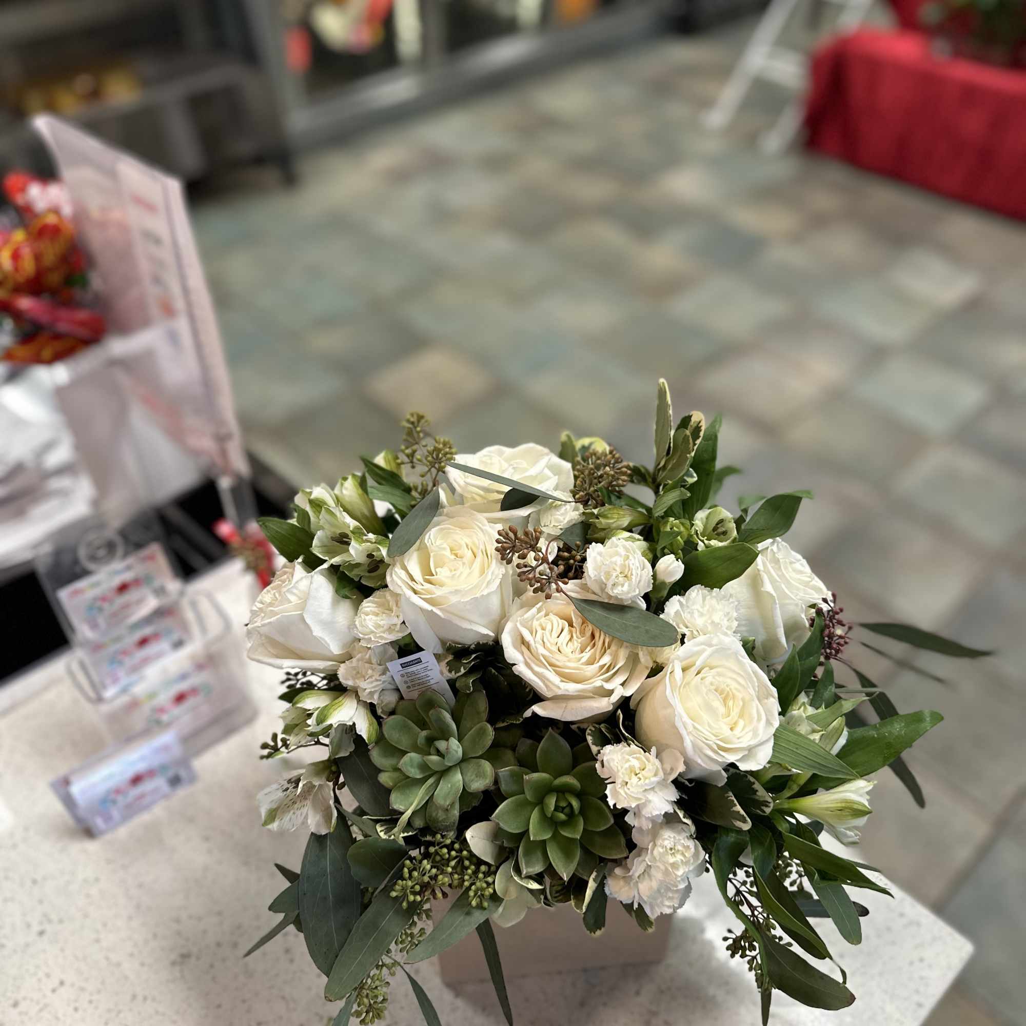 This well rounded arrangement can be sent for just about any occasion