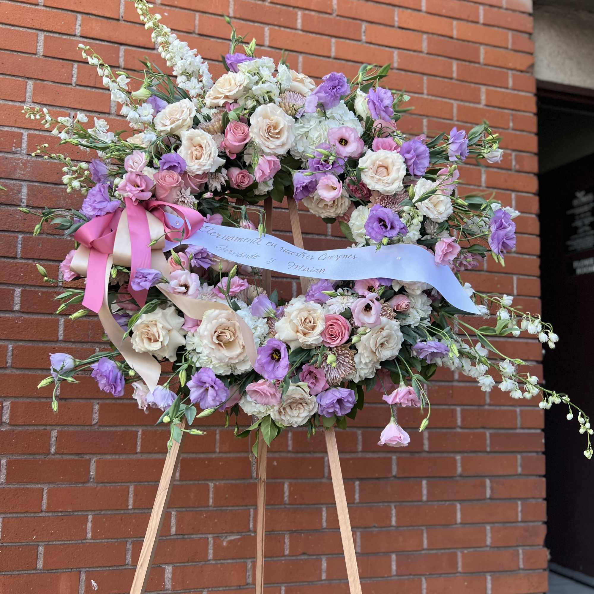 Lavender and Ivory Flowers.