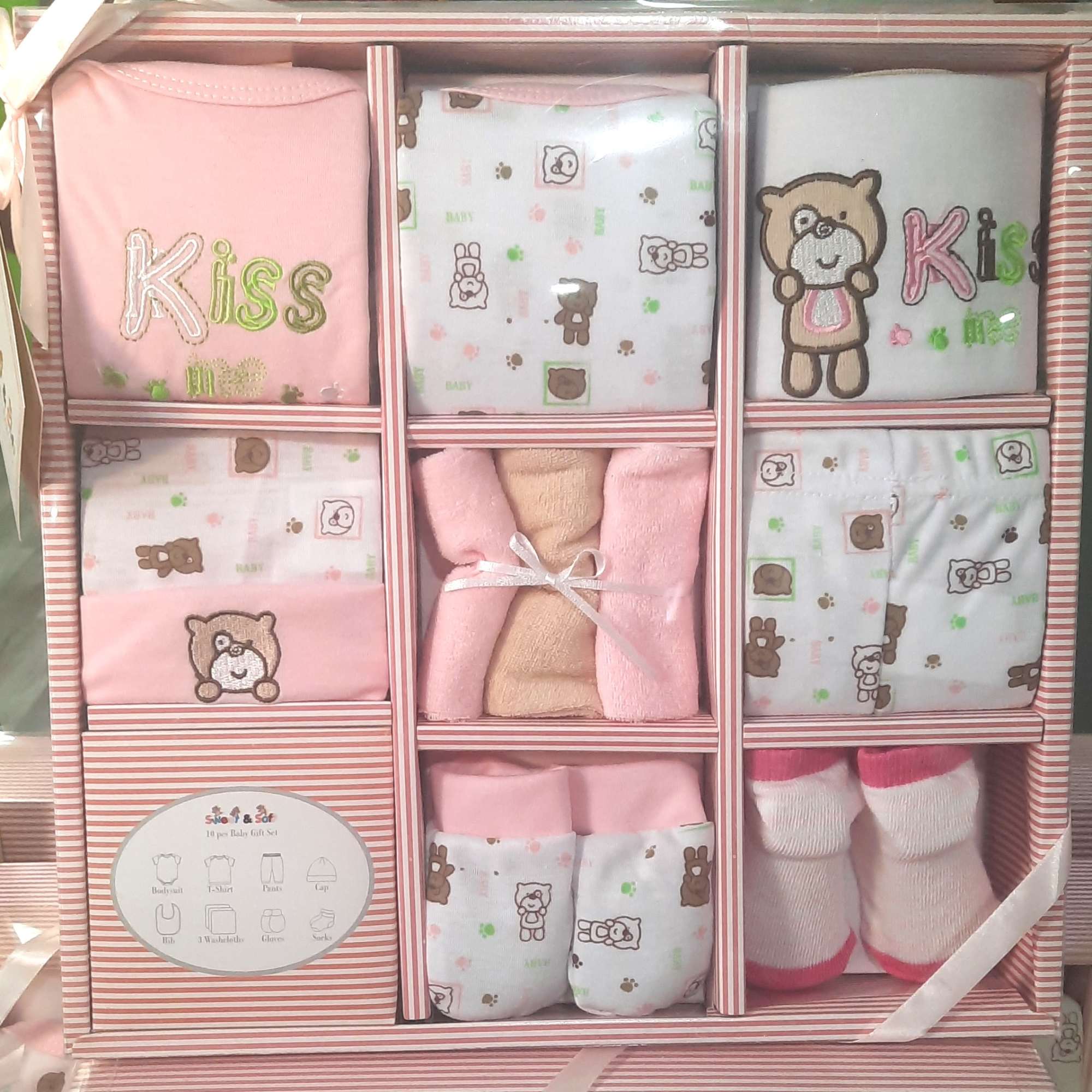 This 10-piece baby clothes set makes a great gift for a newborn