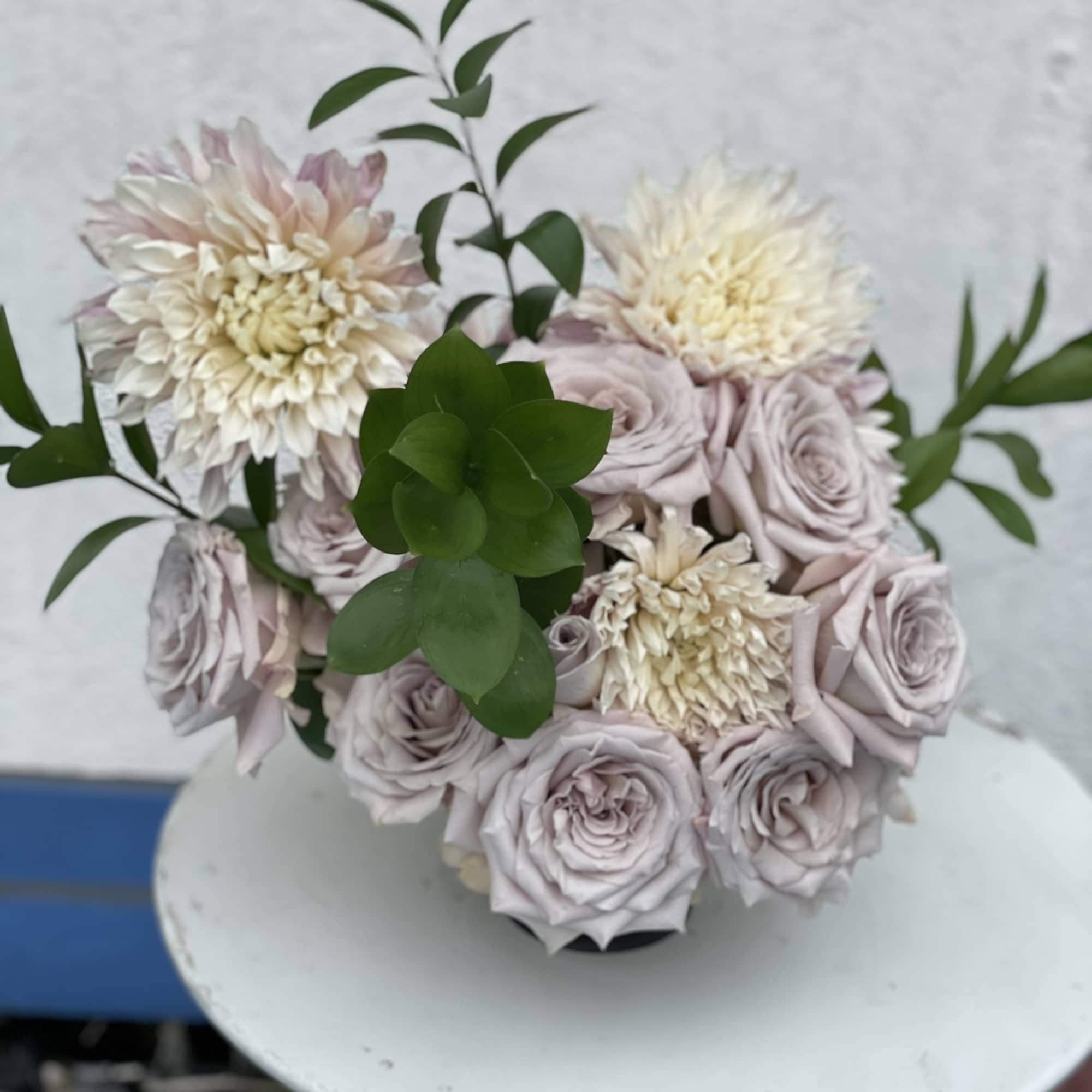 This rare and unique arrangement is striking in its simplicity, the muted