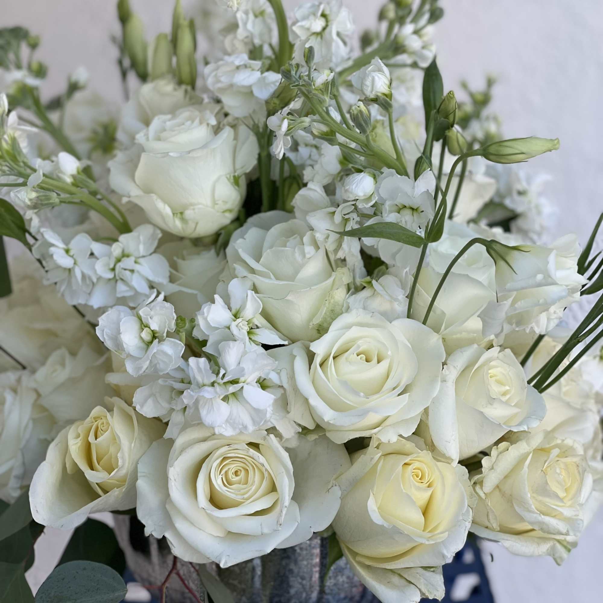This classic combination of white blooms is so gorgeous and full, and