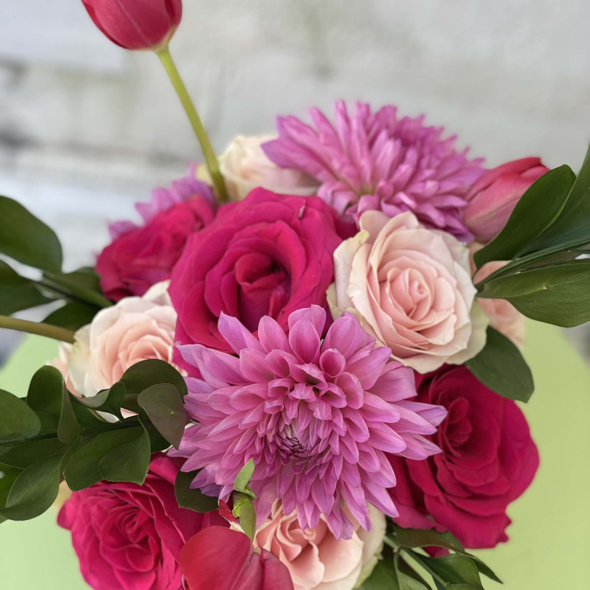 This exquisite combination of deep pinks to blush creates a display that