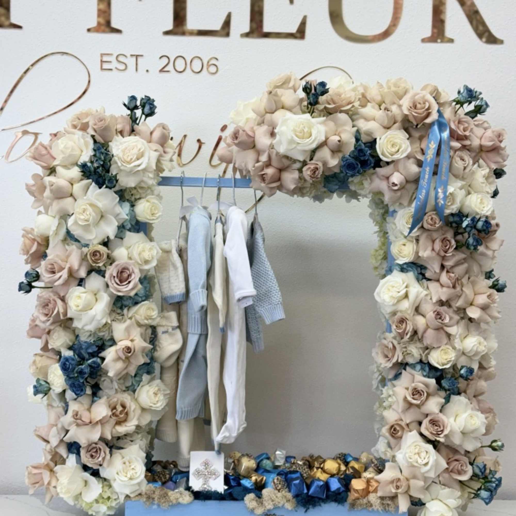 We are excited to introduce our latest addition, a stunning floral arrangement