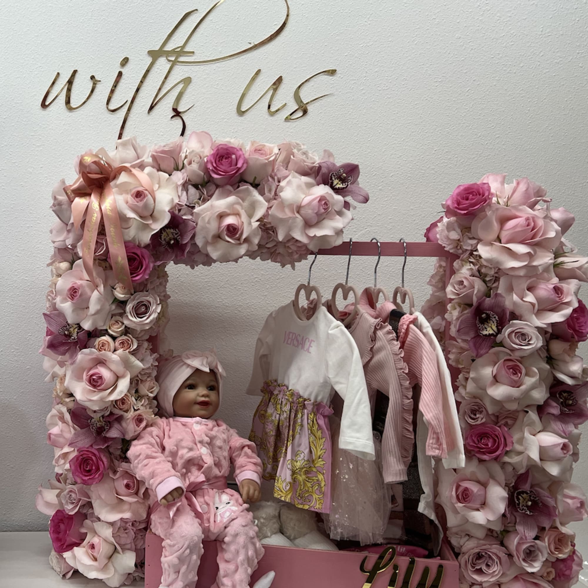 We are excited to introduce our latest addition, a stunning floral arrangement