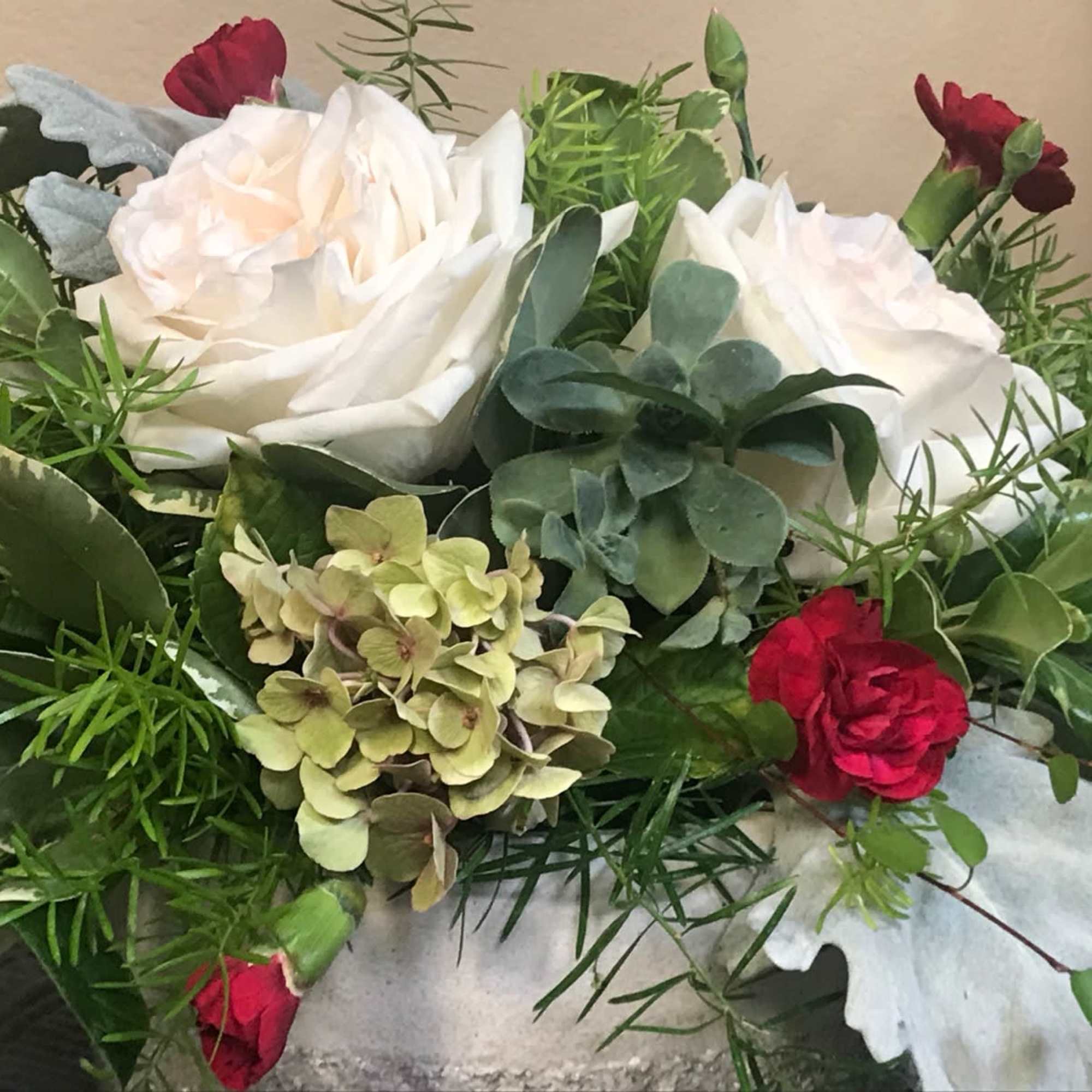 All the wispy whimsy of the wildflower style with a few dashes