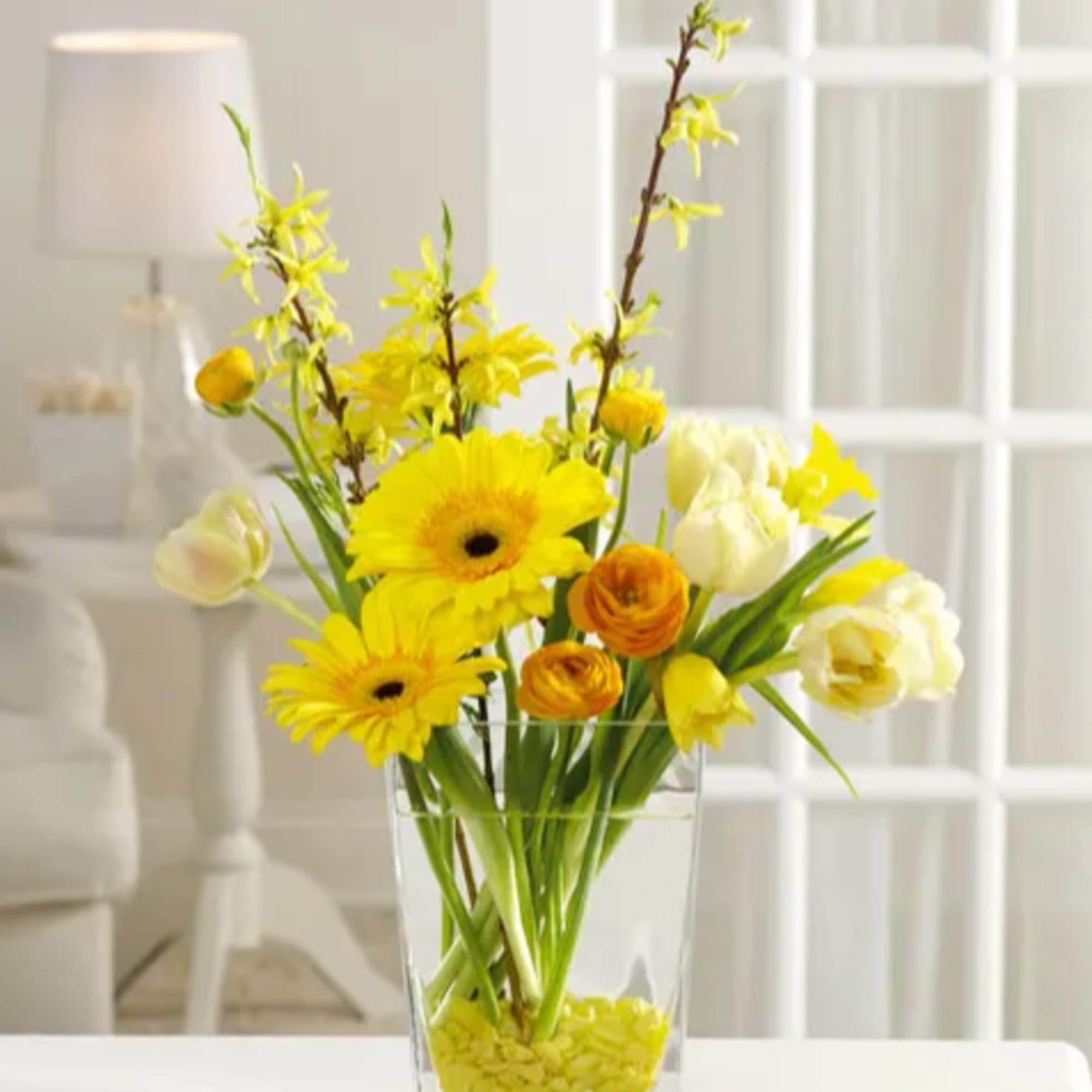 Think spring all year long with this celebration of sunshine blossoms -