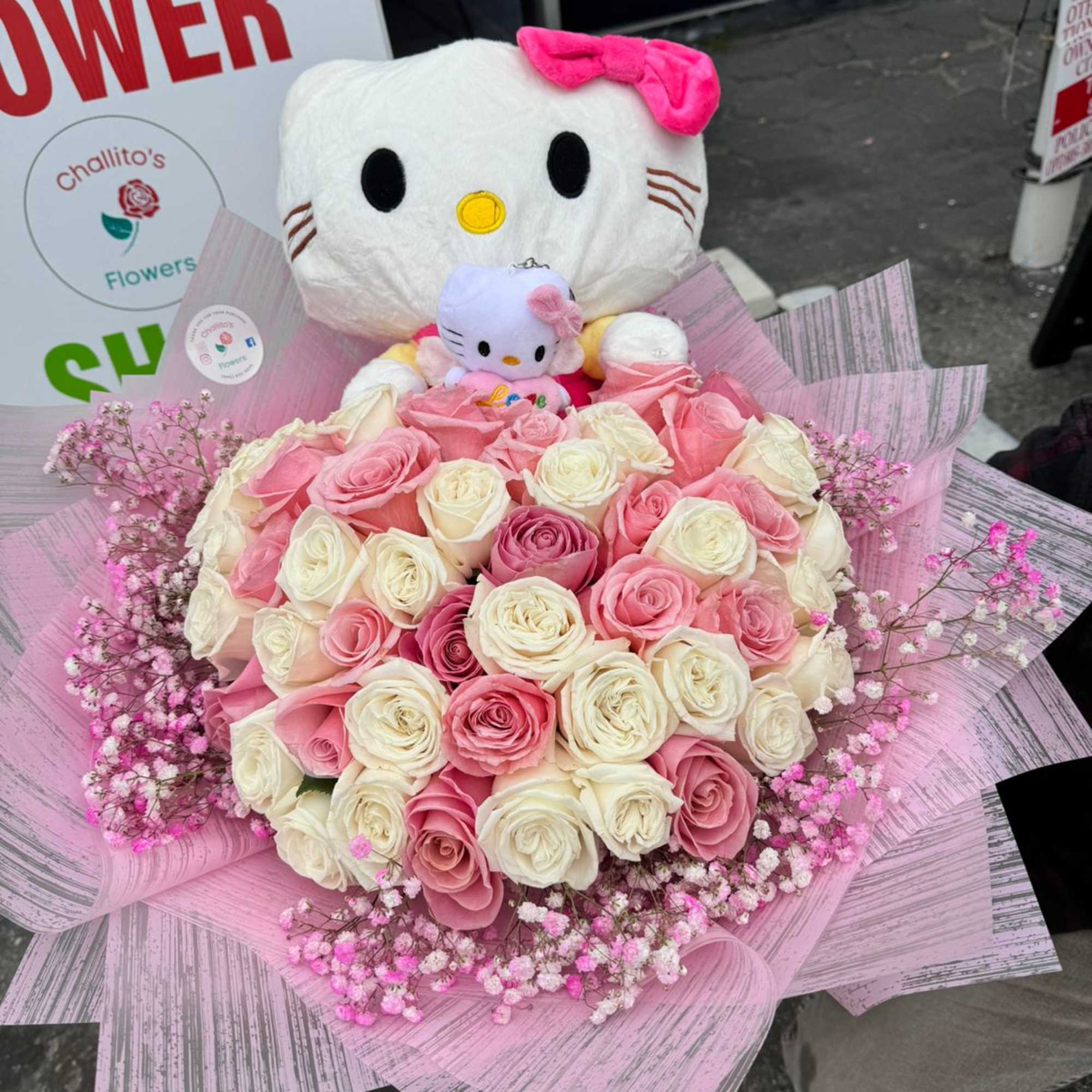 hello kitty ramo buchon by Challito's Flowers