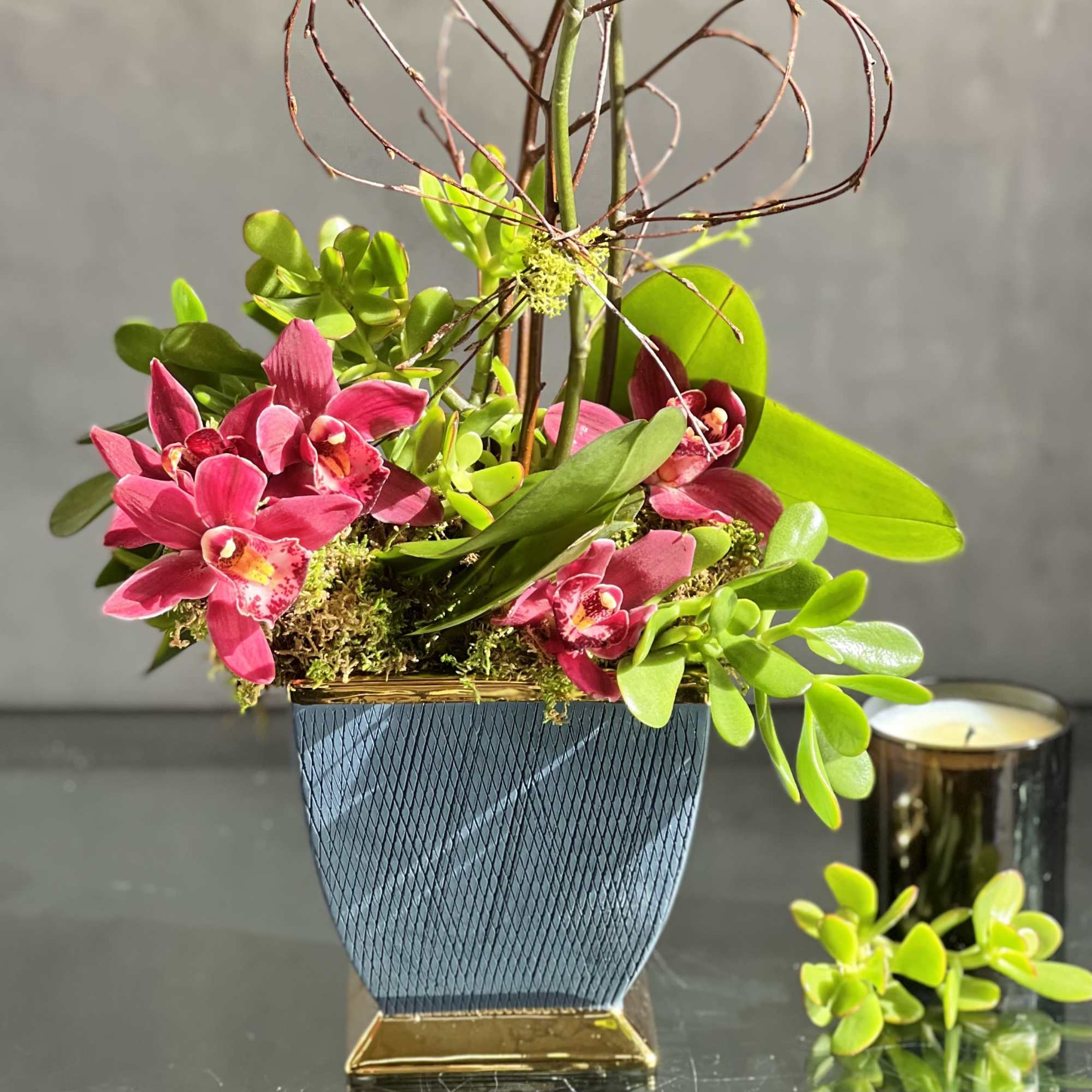 Our &quot;Peach Me Please&quot; Orchids are a wonderful touch of color for