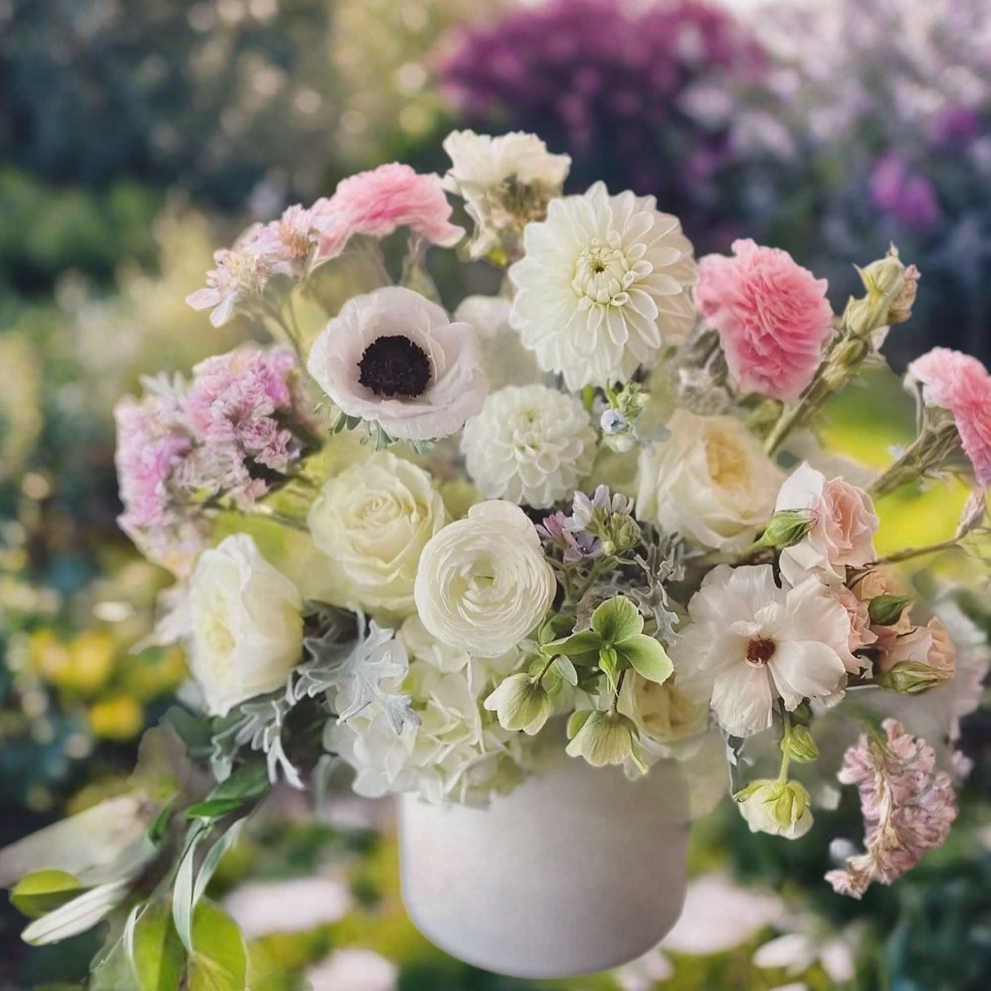 Garden flowers bring freshness, elegance, and beauty into your home! 
Order this