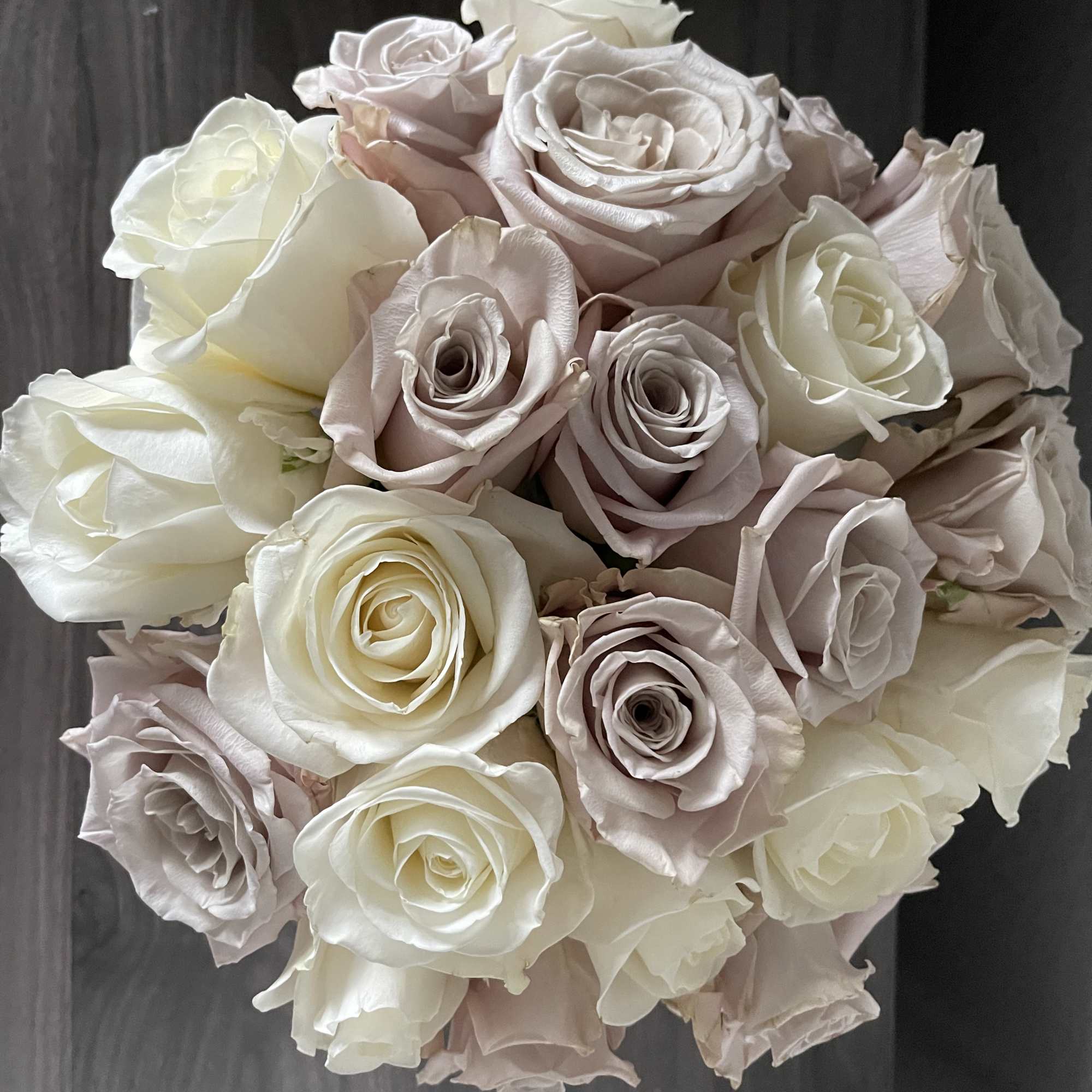 20-22 light color roses. White, off white or light pink will be