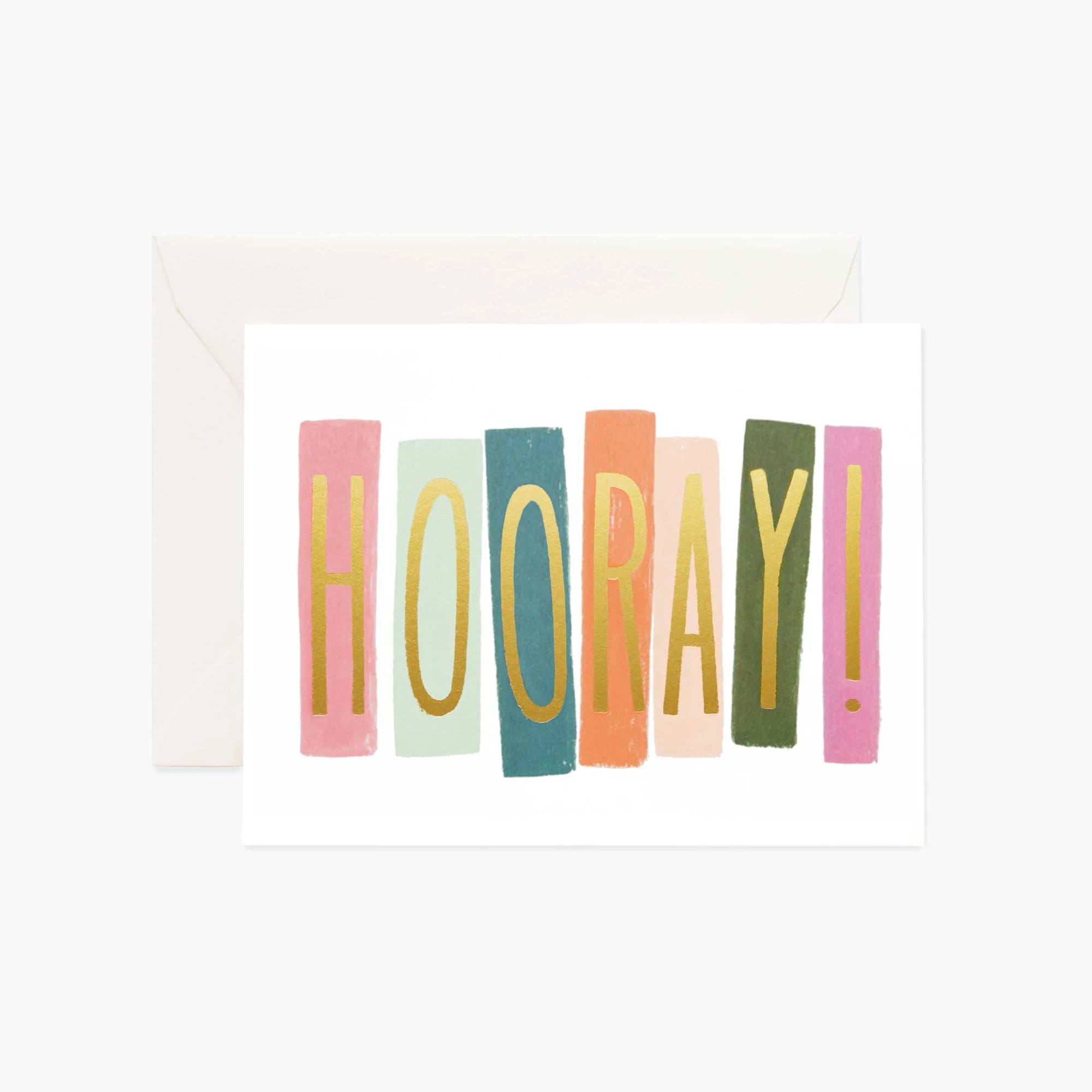 Blank inside. 
White envelope 
Printed in the USA