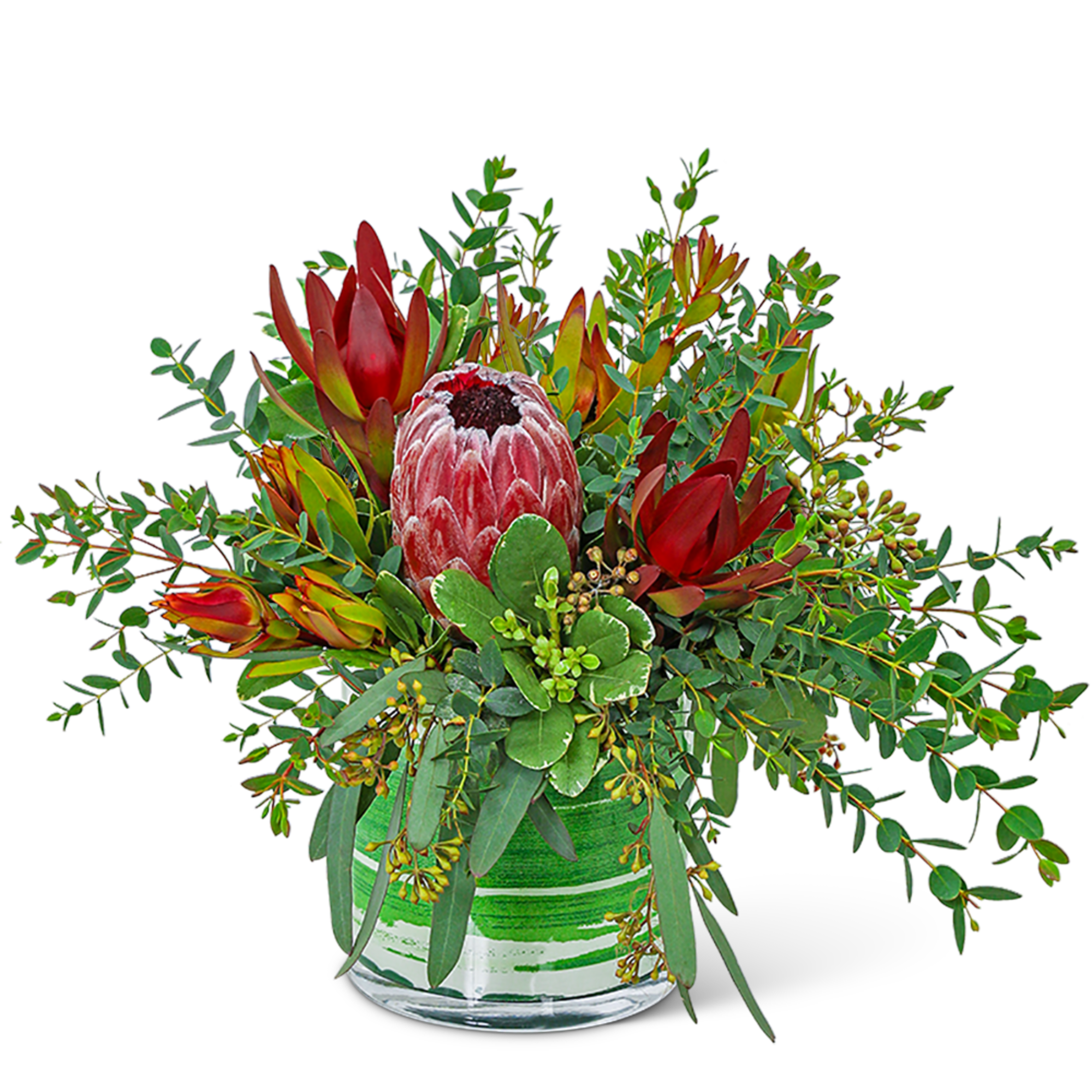 Protea Wilderness is a striking flower arrangement that captures the wild and