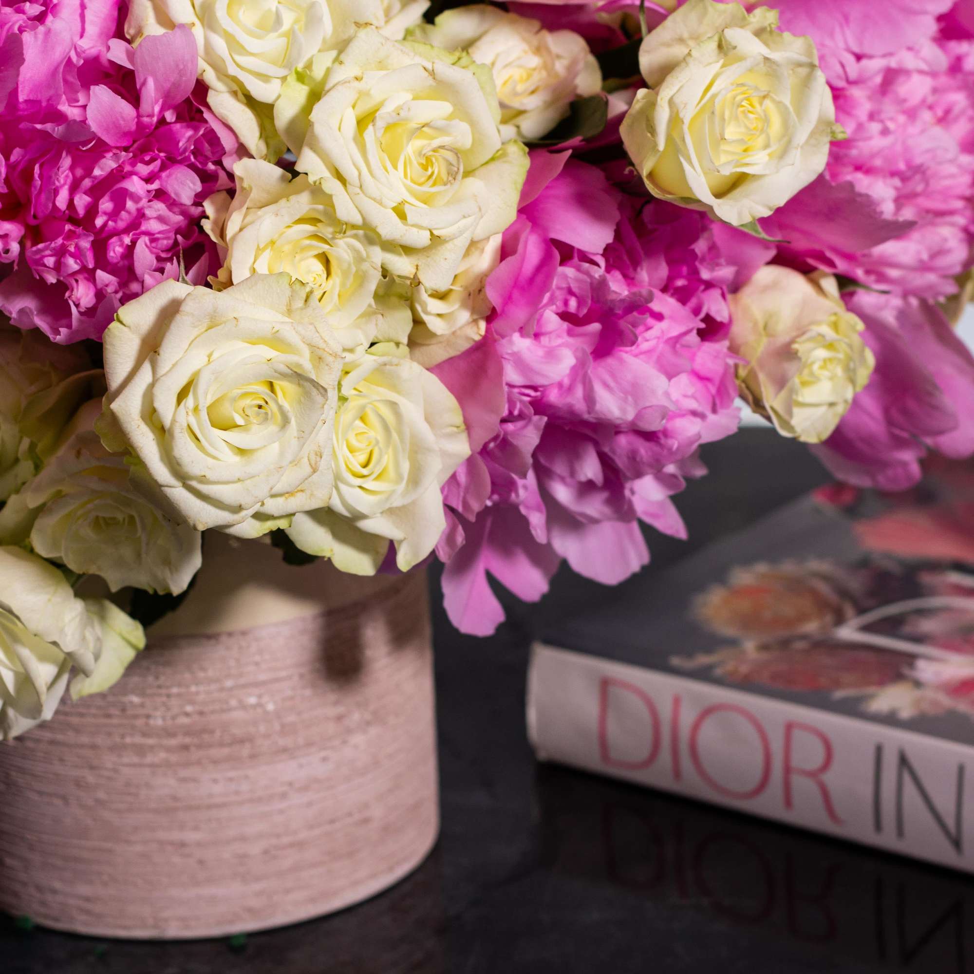 Immerse yourself in a fragrant symphony with our enchanting floral creation, &quot;Pink