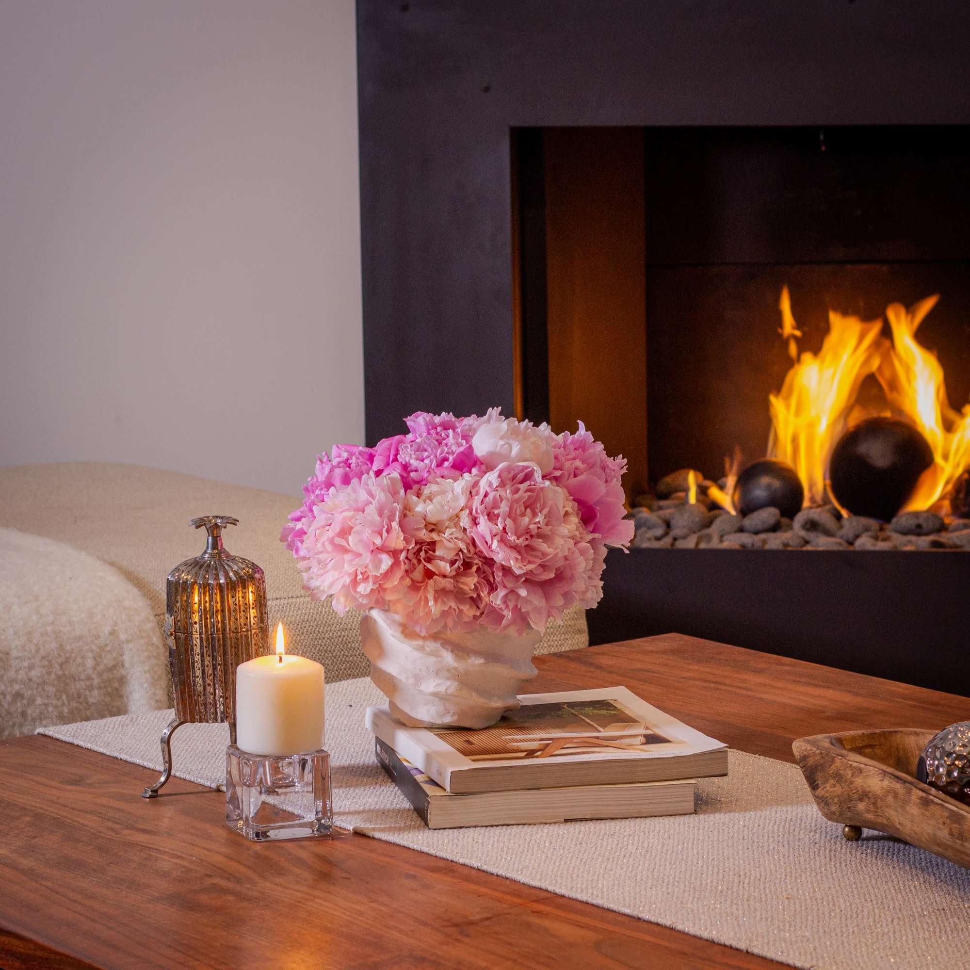 Order for same day delivery - Pink Peony Paradise is a stunning