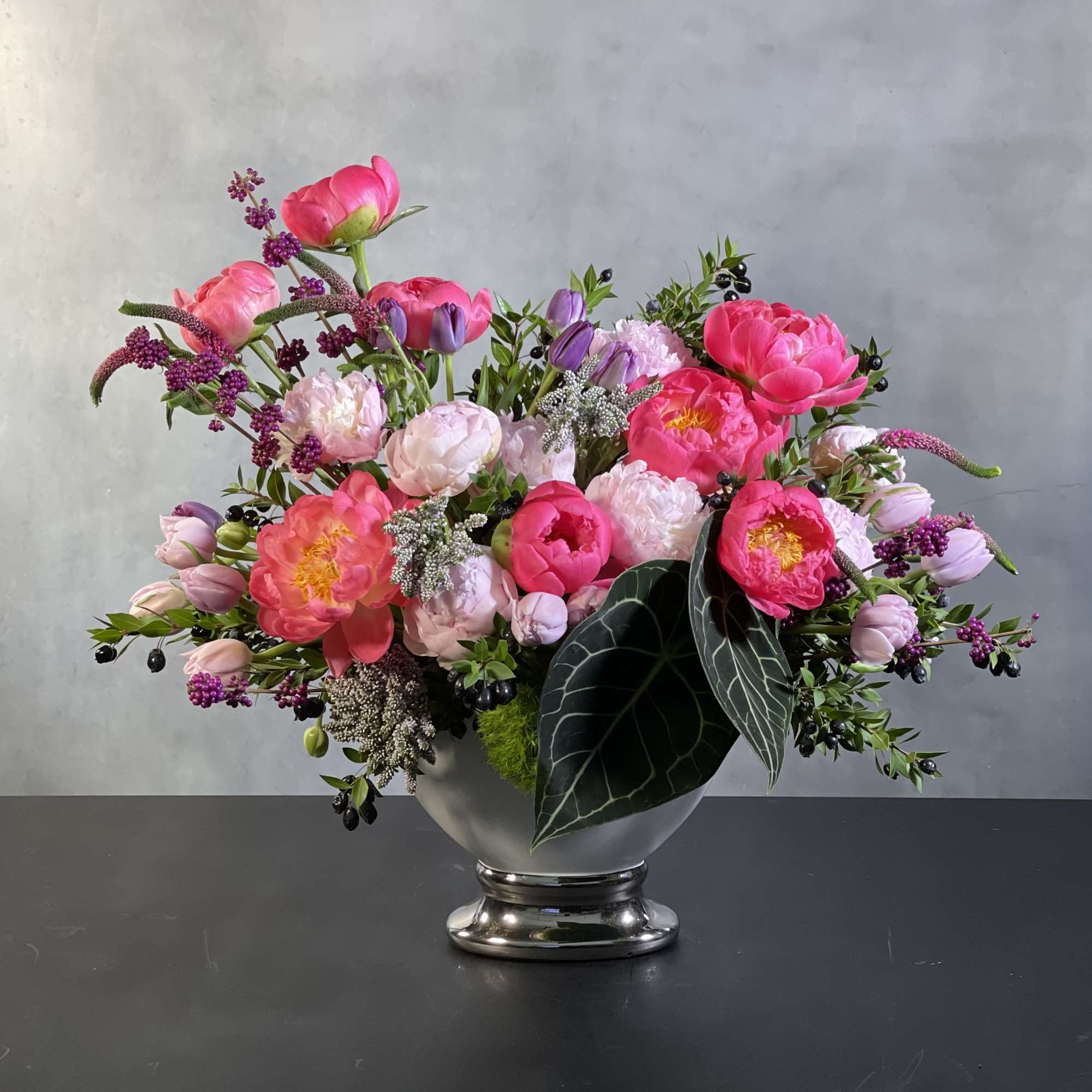 A cheerfully elegant piece that is sure to be a statement in