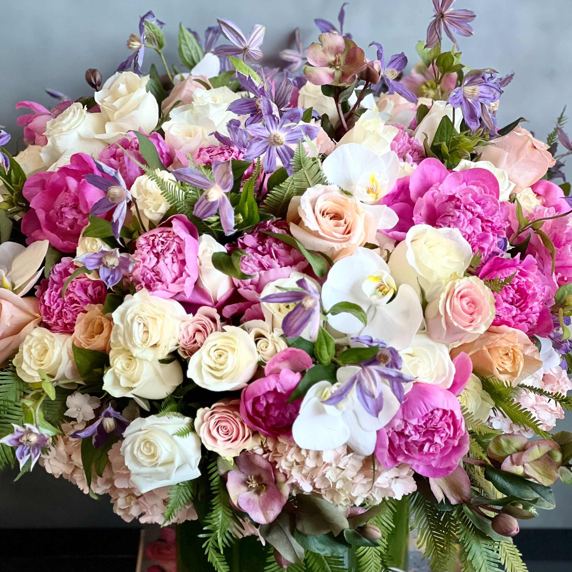 A large array of various blooms that add a subtle touch of