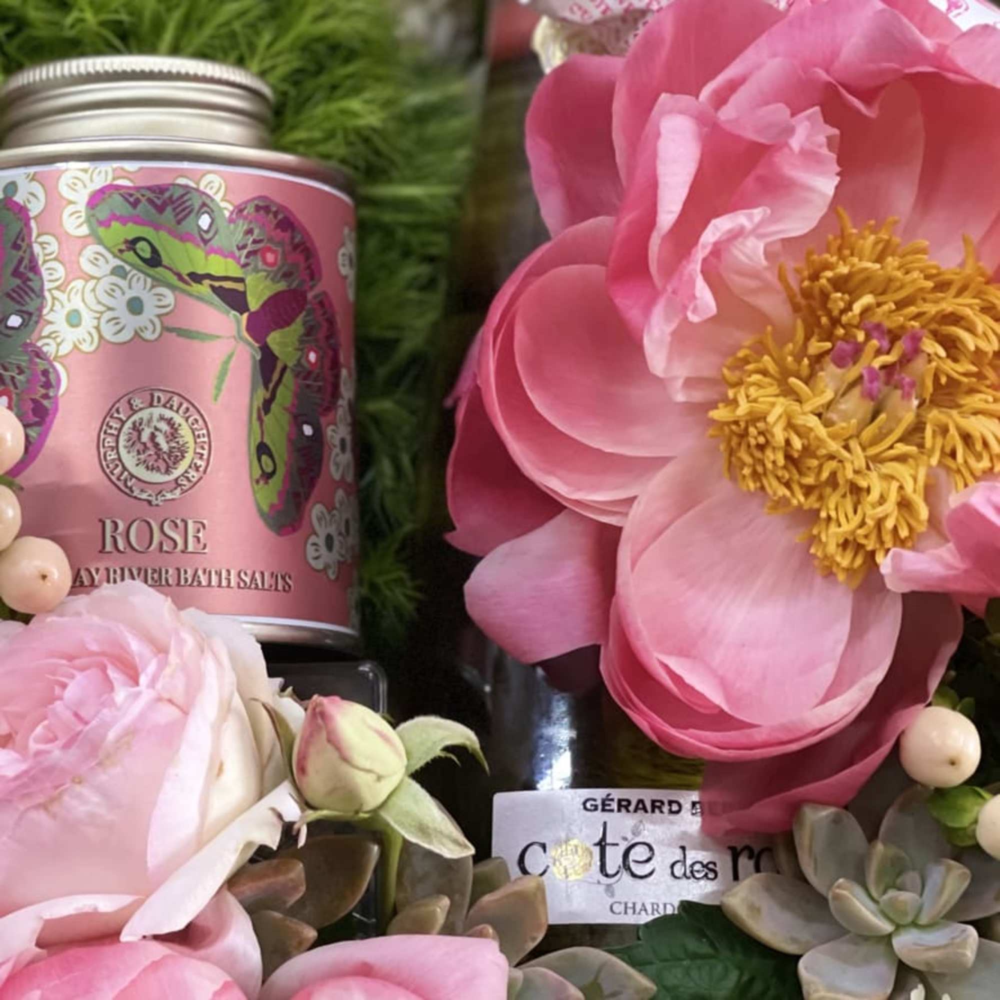 For same day Delivery - Presented in a 12-inch square box, approximately