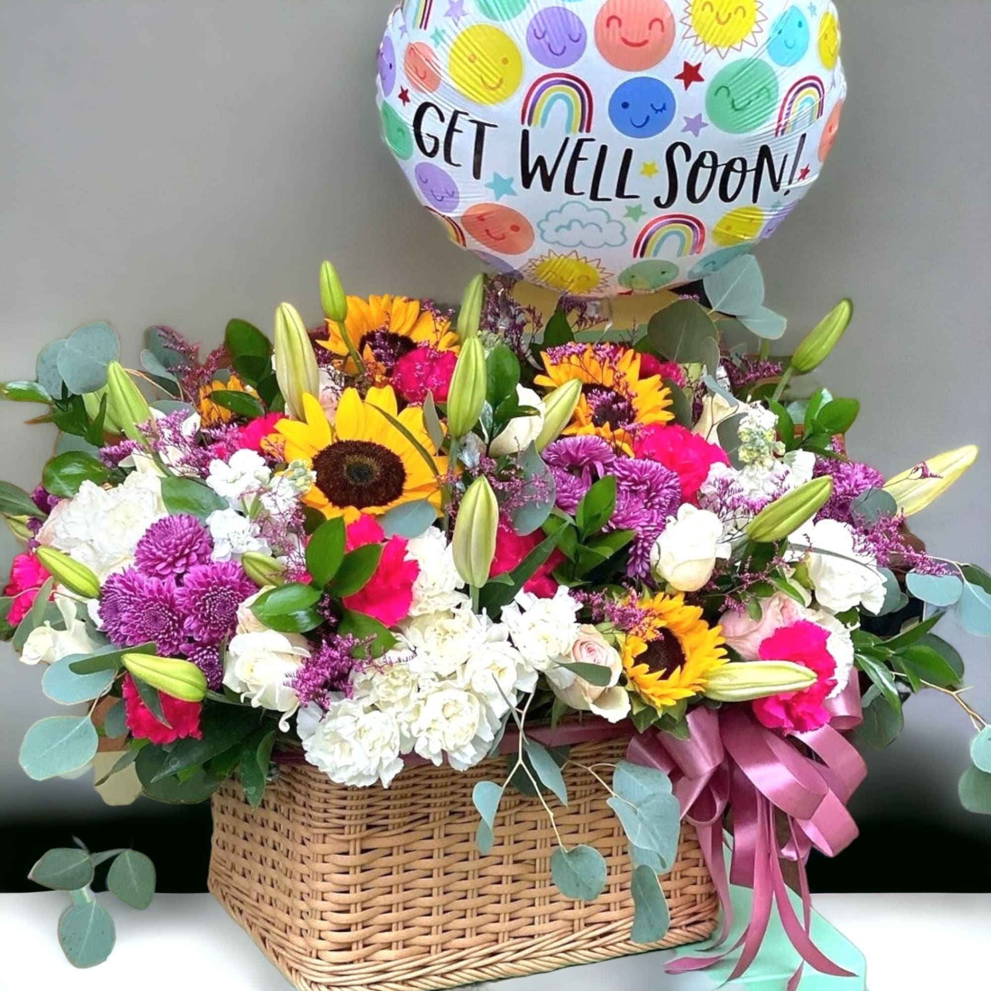 Beautiful arrangement mixed colors with style