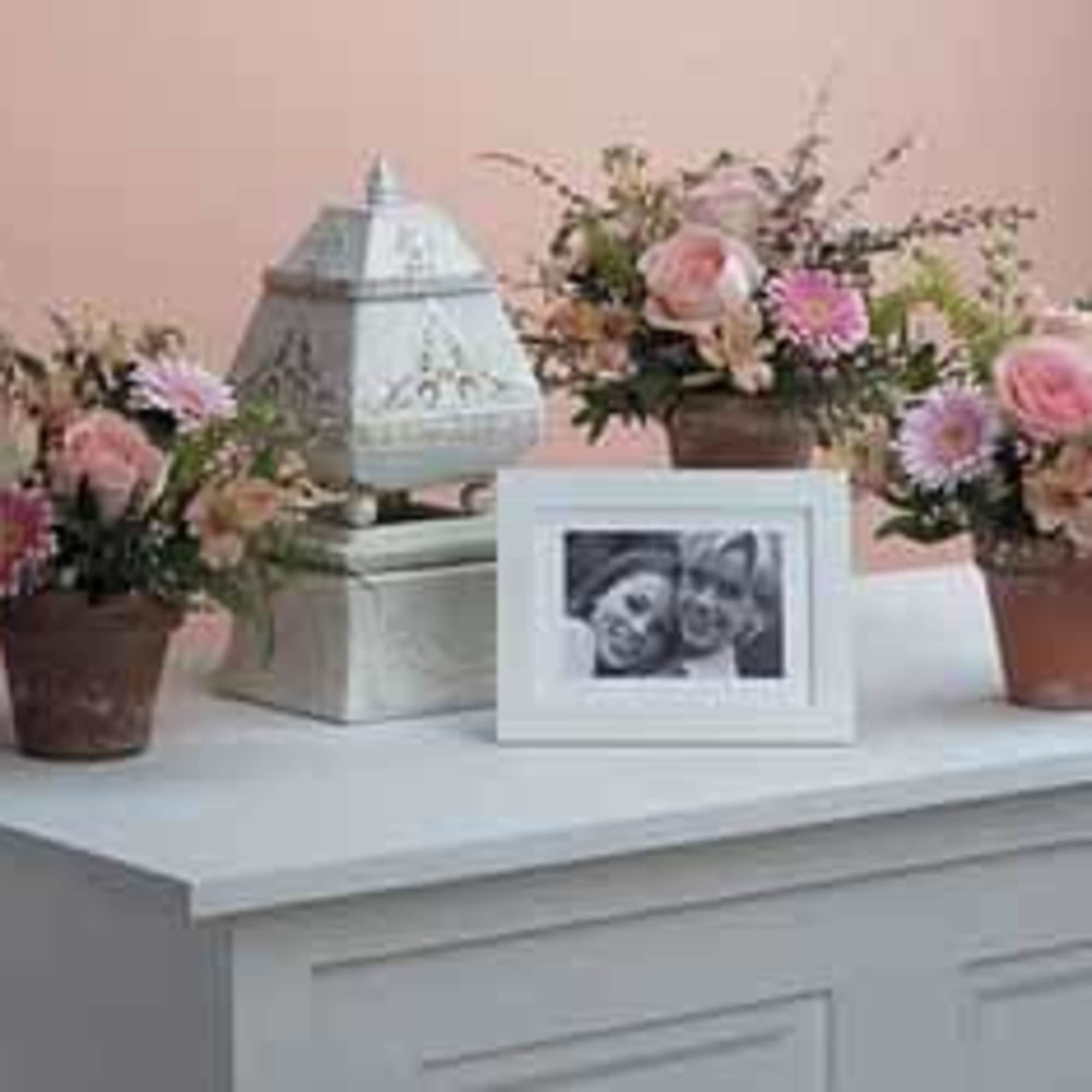 Sympathy Arrangement Trio from orchids florist in Waterbury ct  www.orchidsbranches.com 