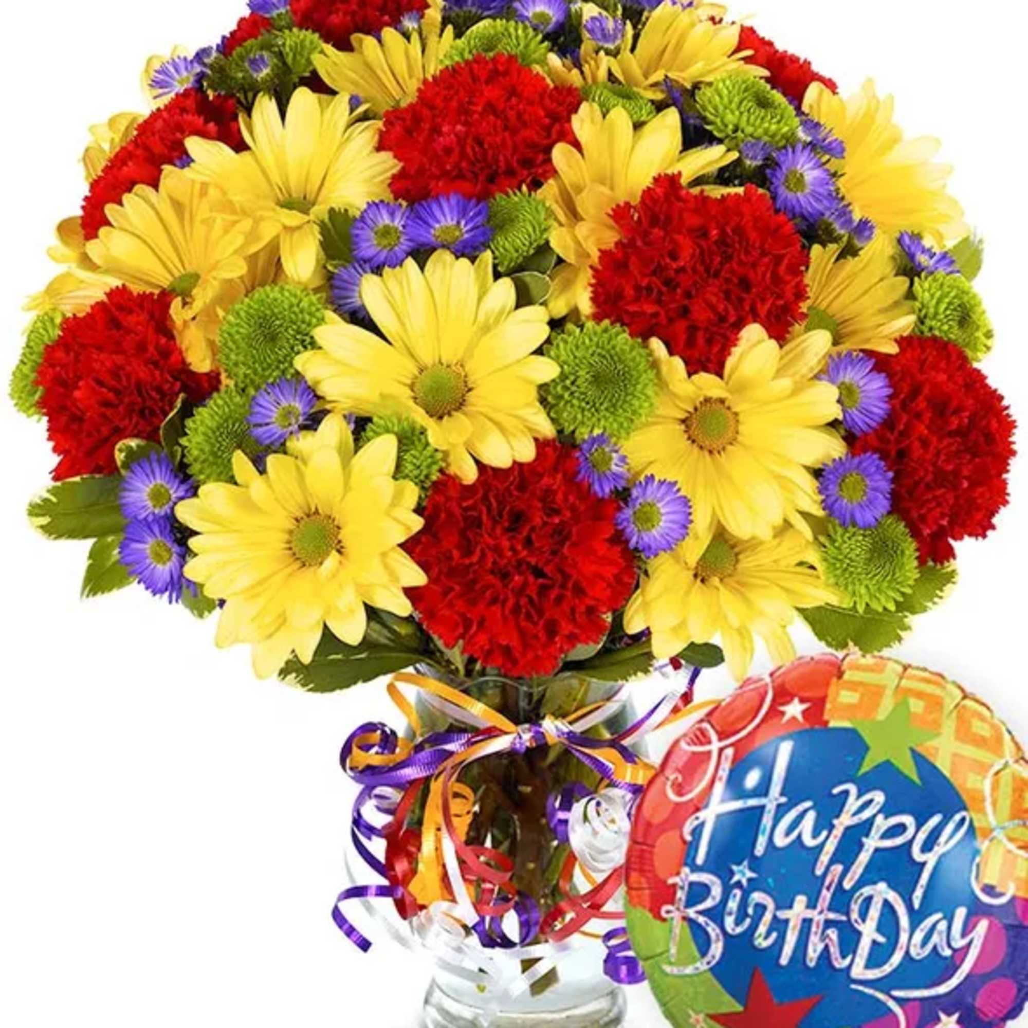 Make all their birthday wishes come true with this beautiful bouquet of