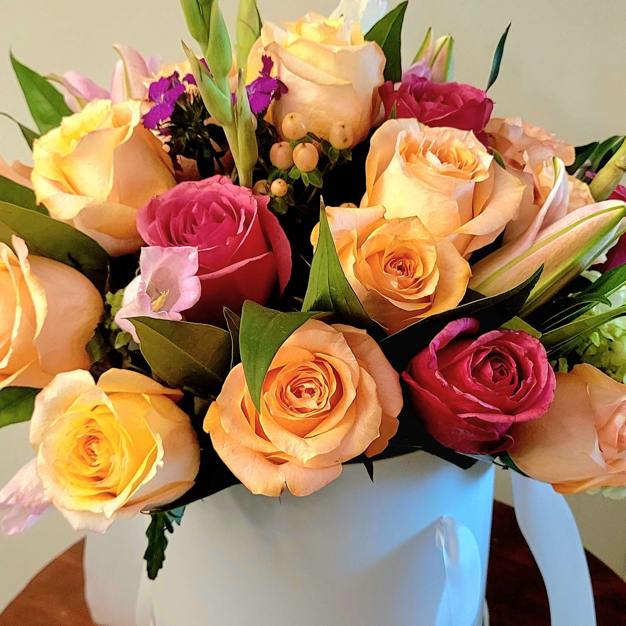 This modern approach will be designed in a hat box, with mixed