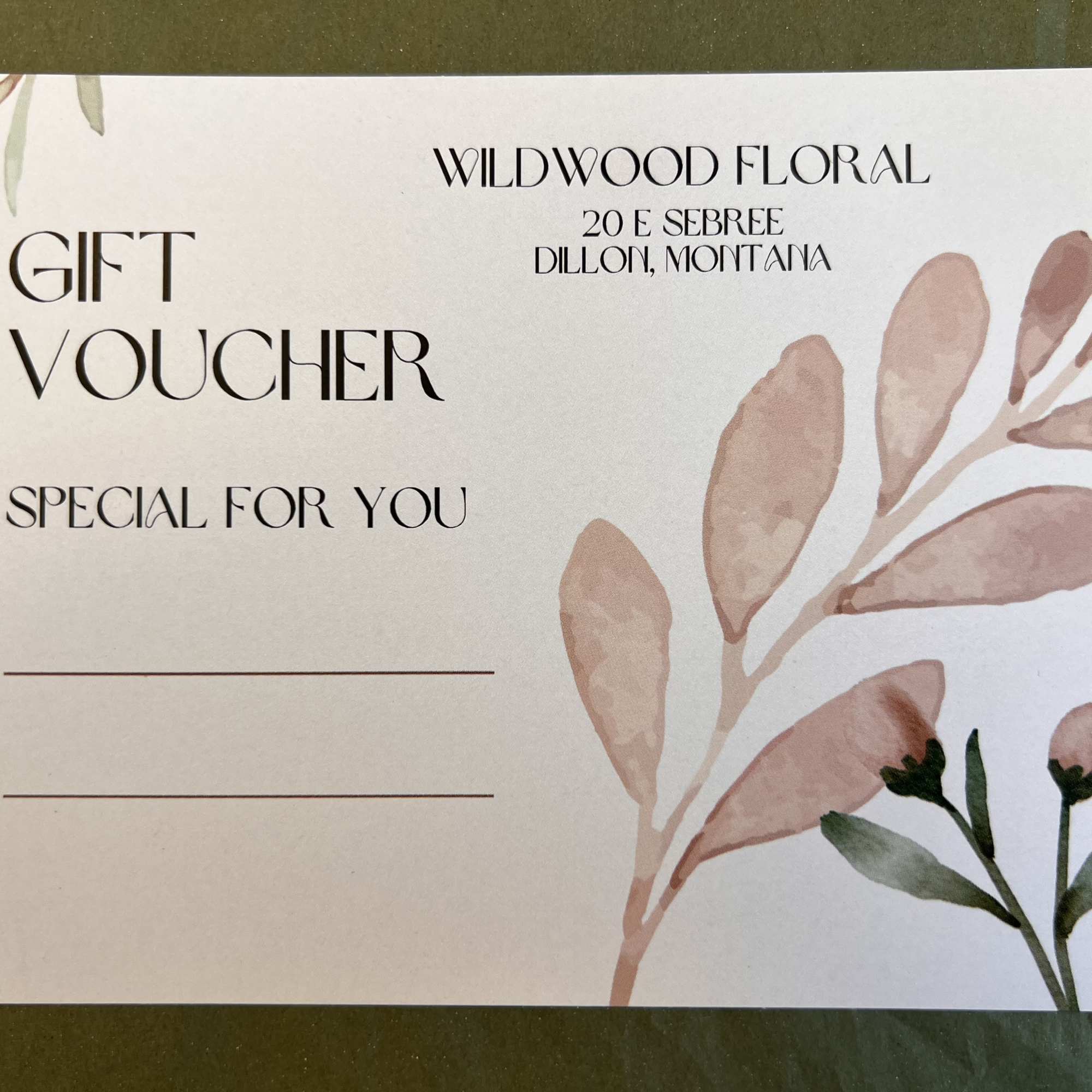 Gift Card, in any amount, is always appreciated! 