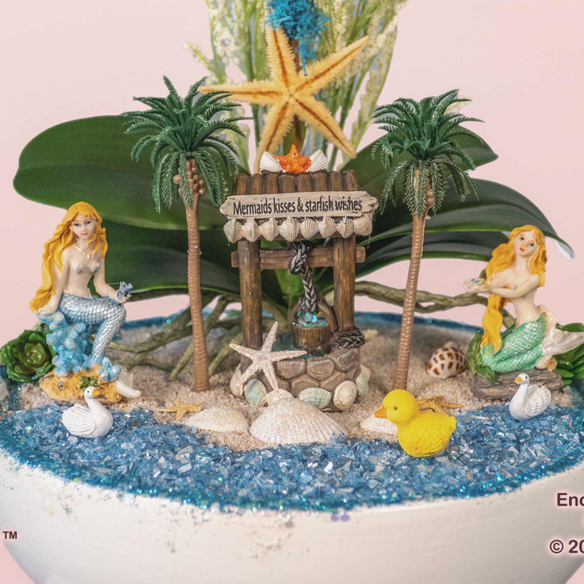 Brighten your home with this one of a kind Enchanting Mermaids at