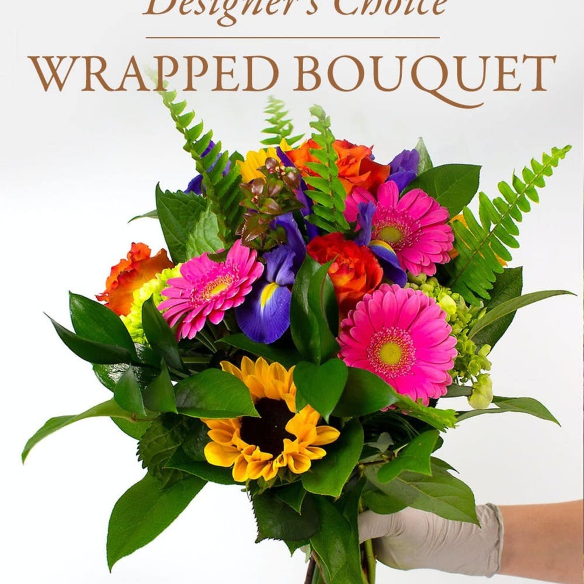 Designer choice wrapped Bouquet 
