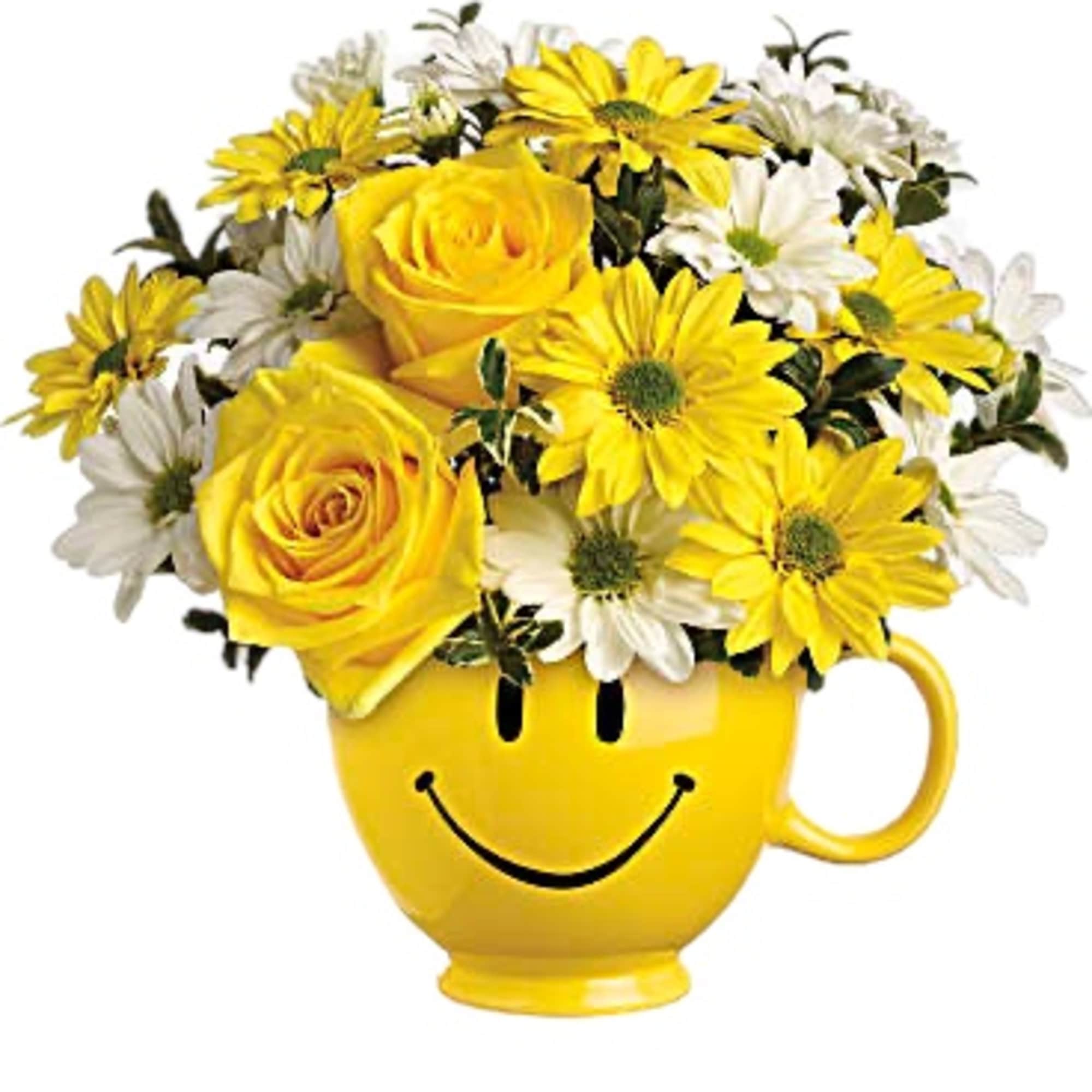 Happy mug with roses 