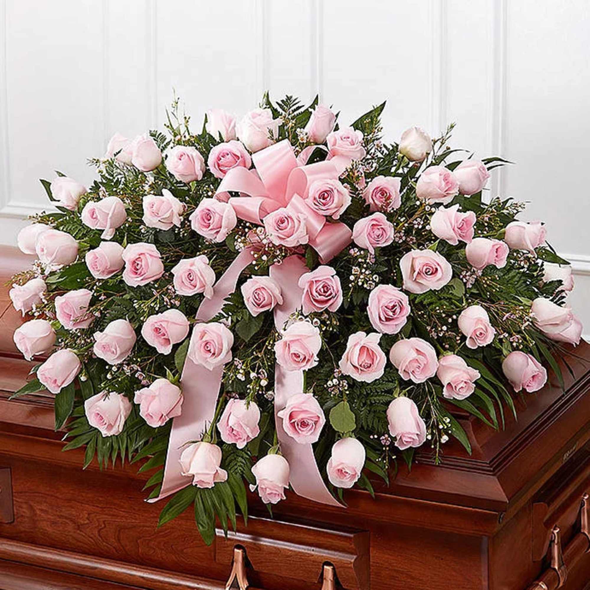 The ultimate symbol of grace, love and admiration, soft pink roses are
