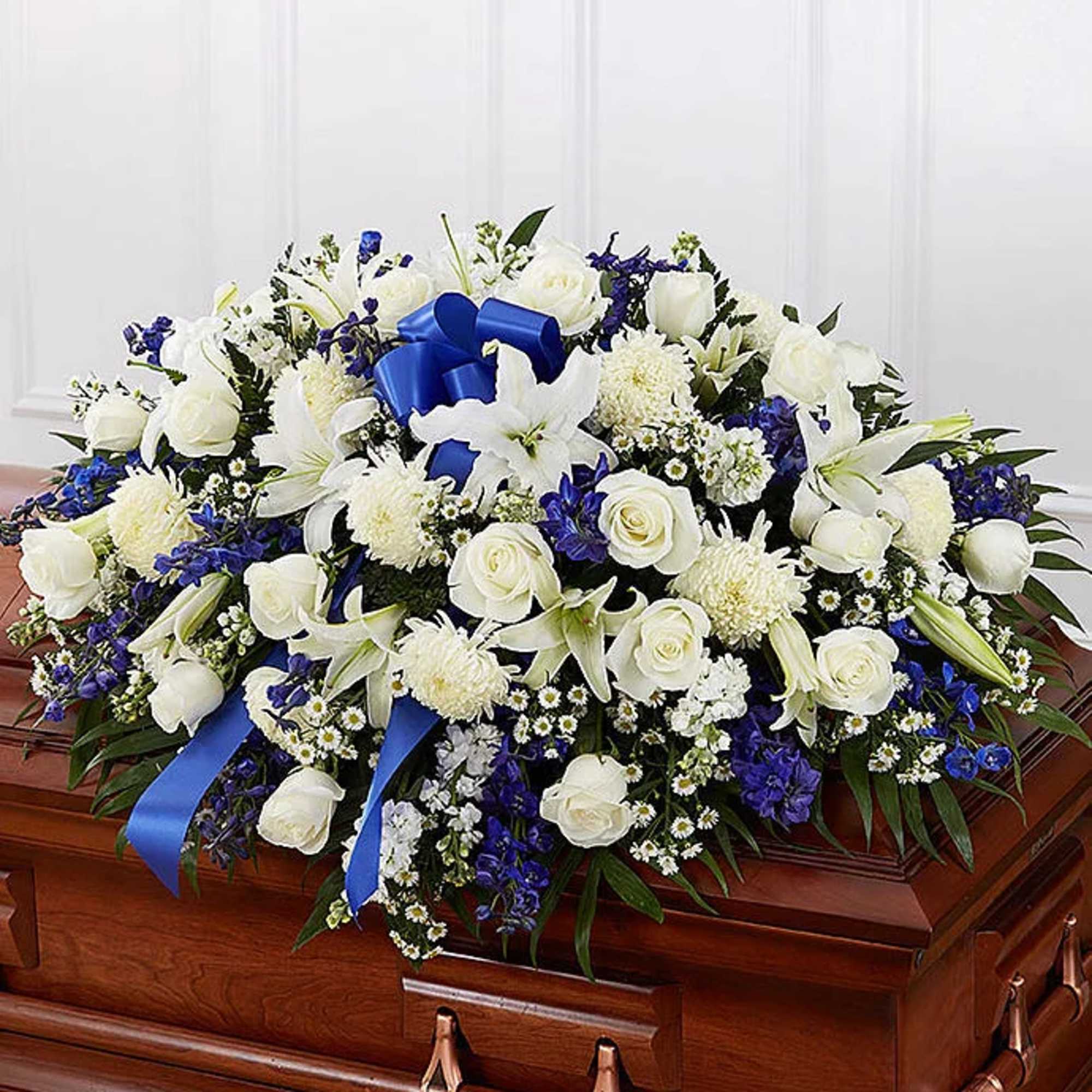 Honor a life so beautifully lived with a proud display of blue