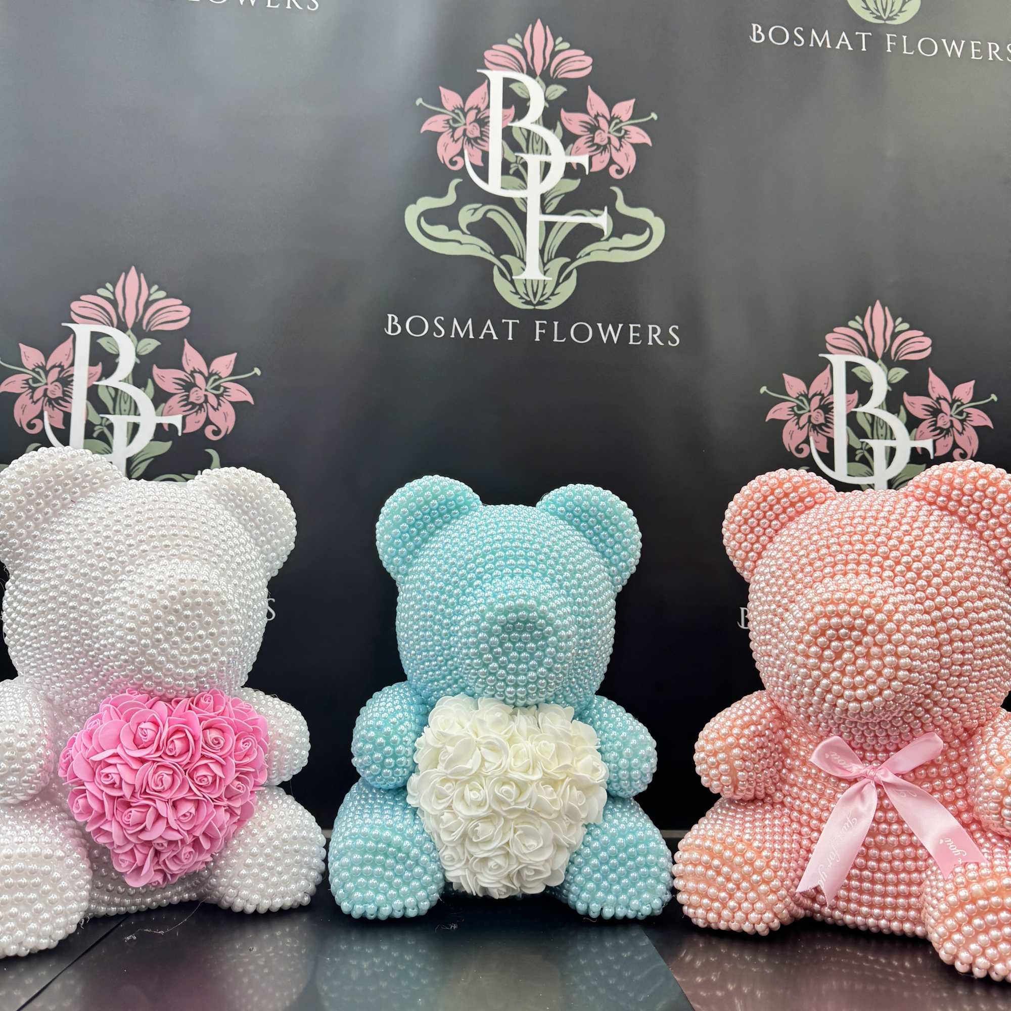 Pearl Teddy Bear in Fresh Meadows, NY | Bosmat Flowers Pearl Teddy Bear in Fresh Meadows, NY | Bosmat Flowers