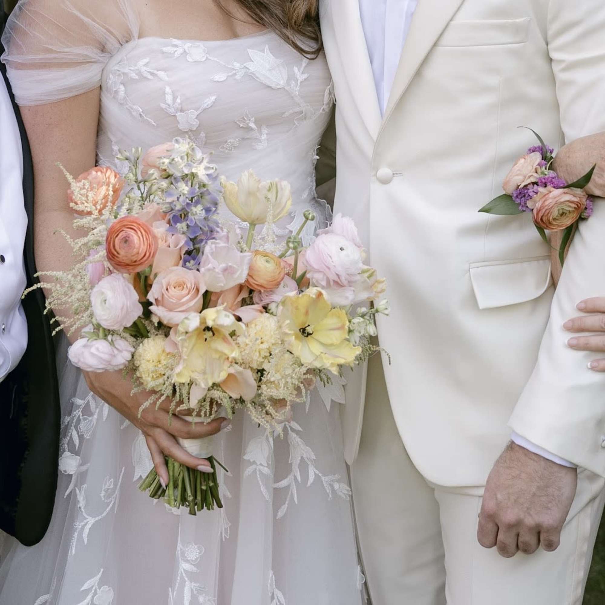 - Brighten your day with a bouquet of soft yet vibrant garden