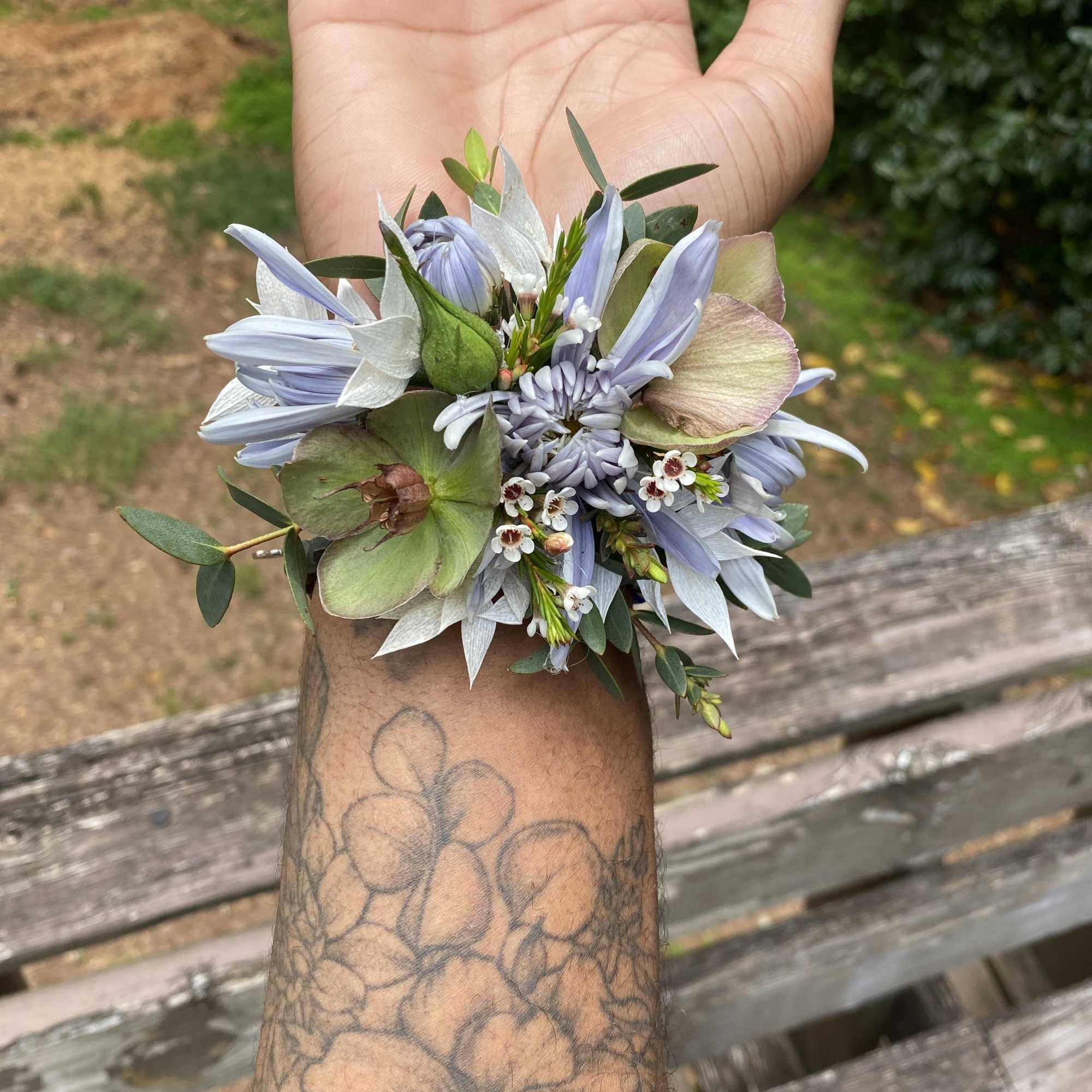 Corsage for any occasion! Color palette is customizable depending on your preference.