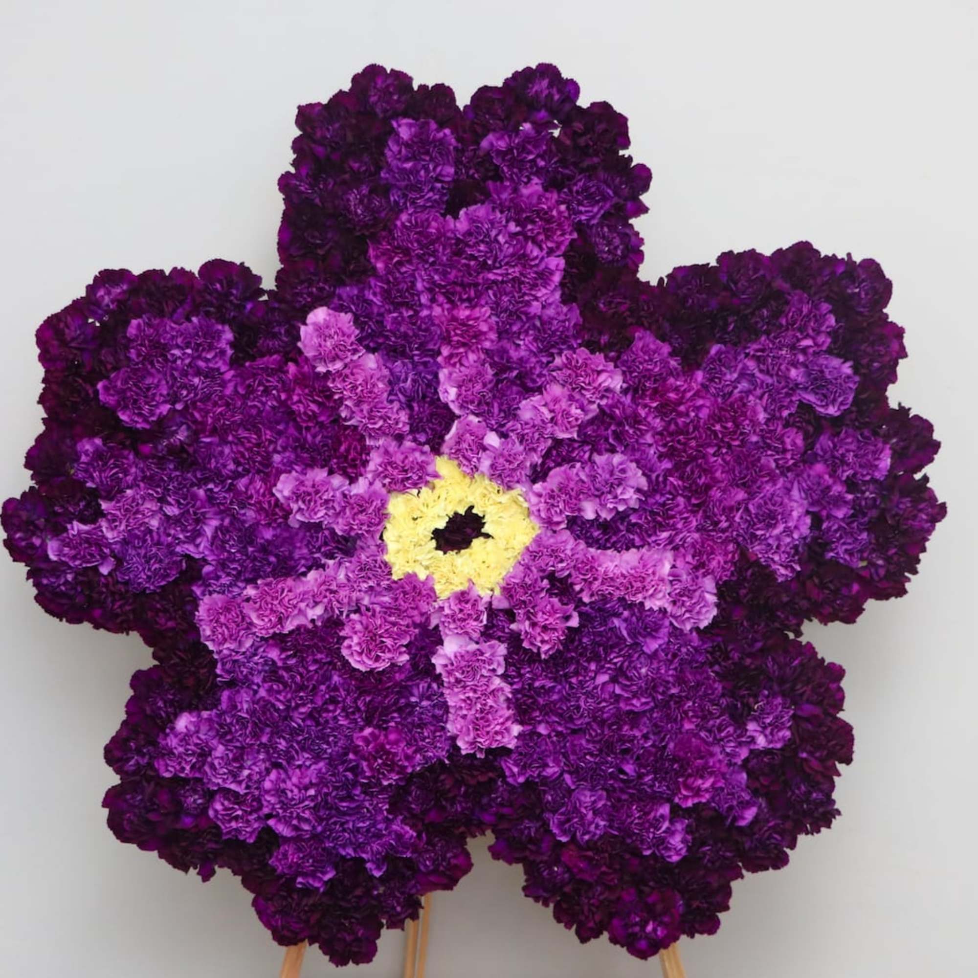 The forget me not flower in a 30'' size for the standard The forget me not flower in a 30'' size for the standard