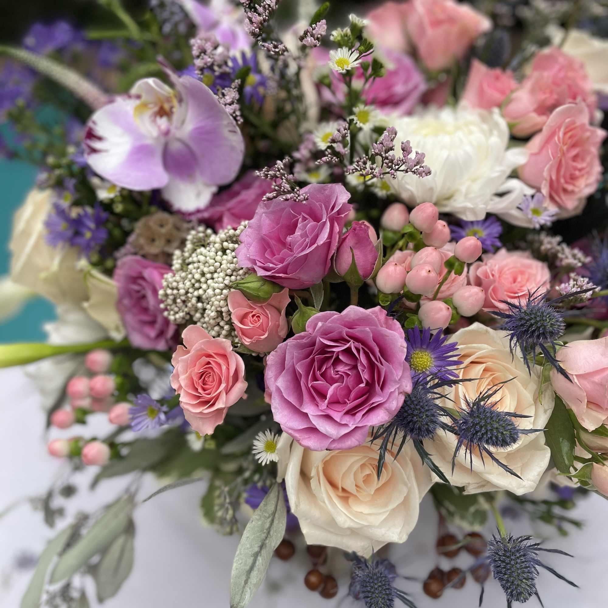 Send  flowers that symbolize peace, serenity, and healing, such as lilies