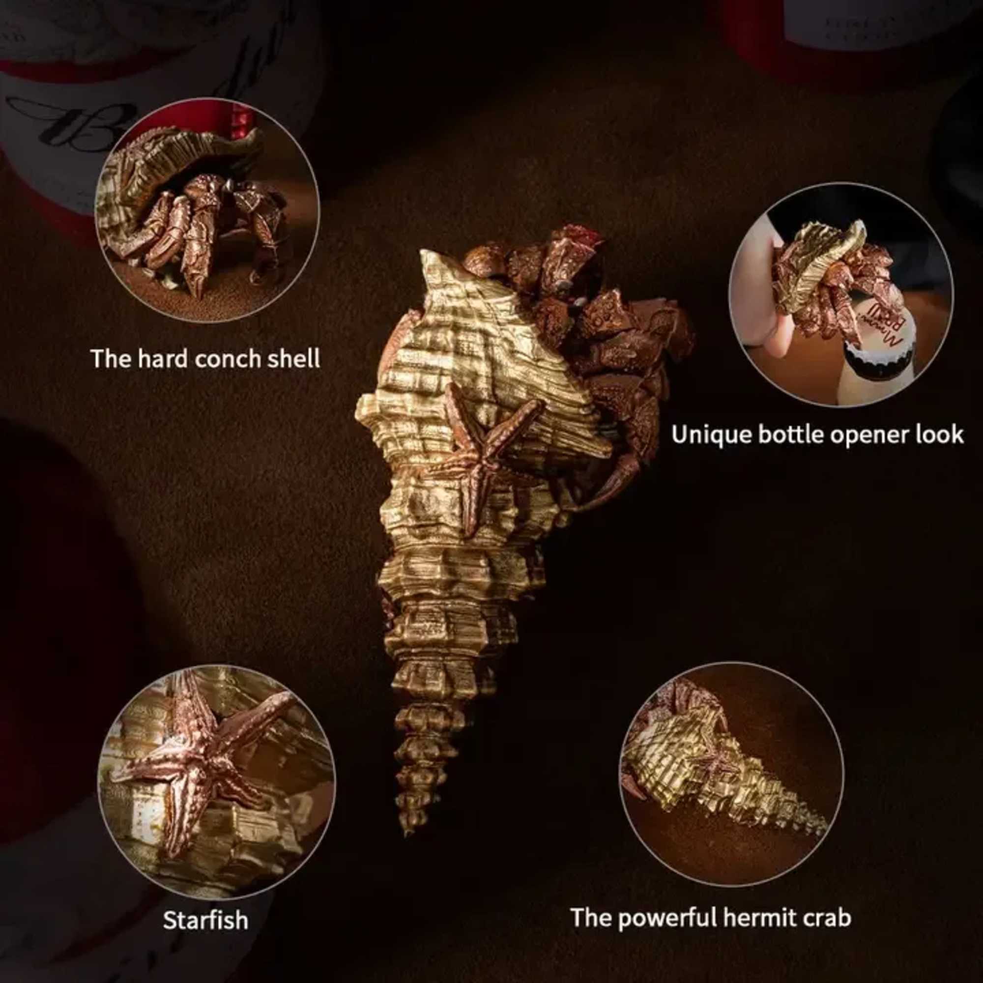 This item&#039;s unique design comes from the hermit crab. These strange and