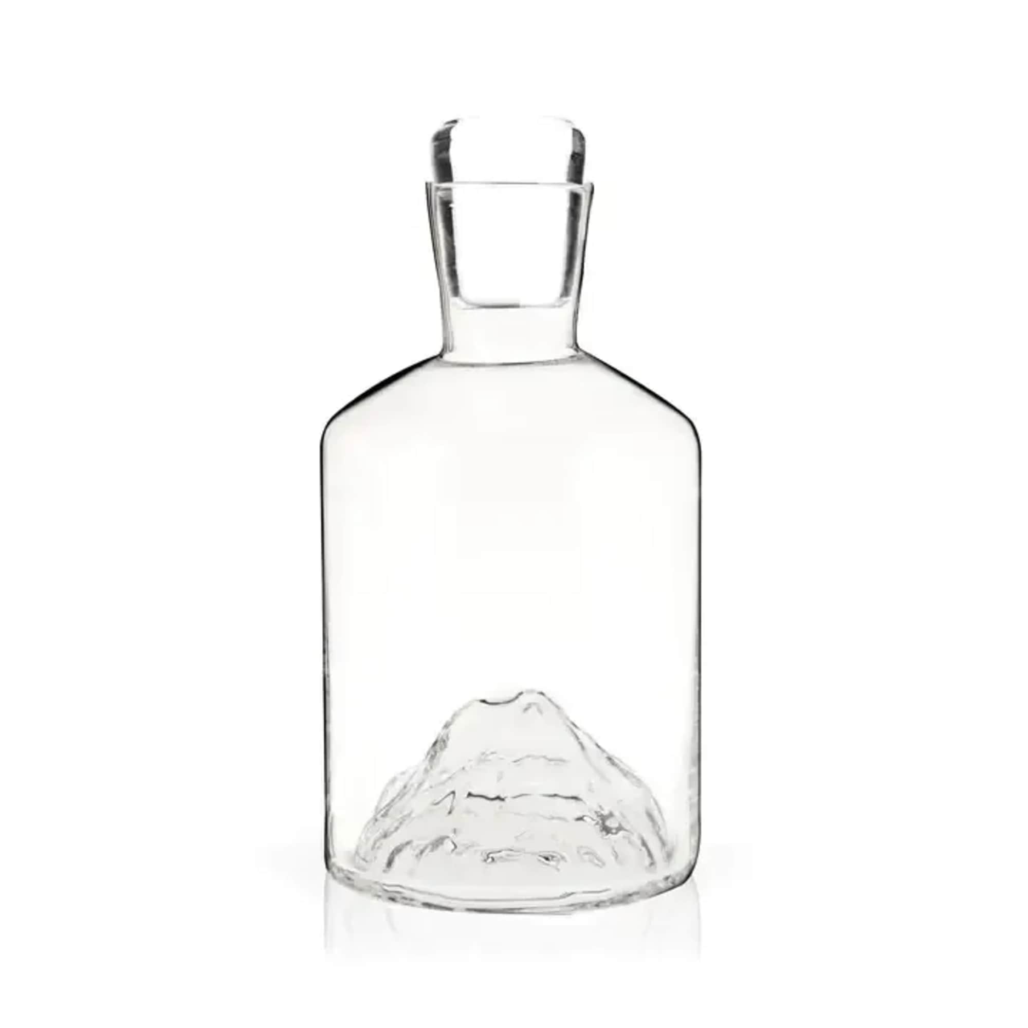 Display your liquor in style with this unique mountain decanter. This crystal