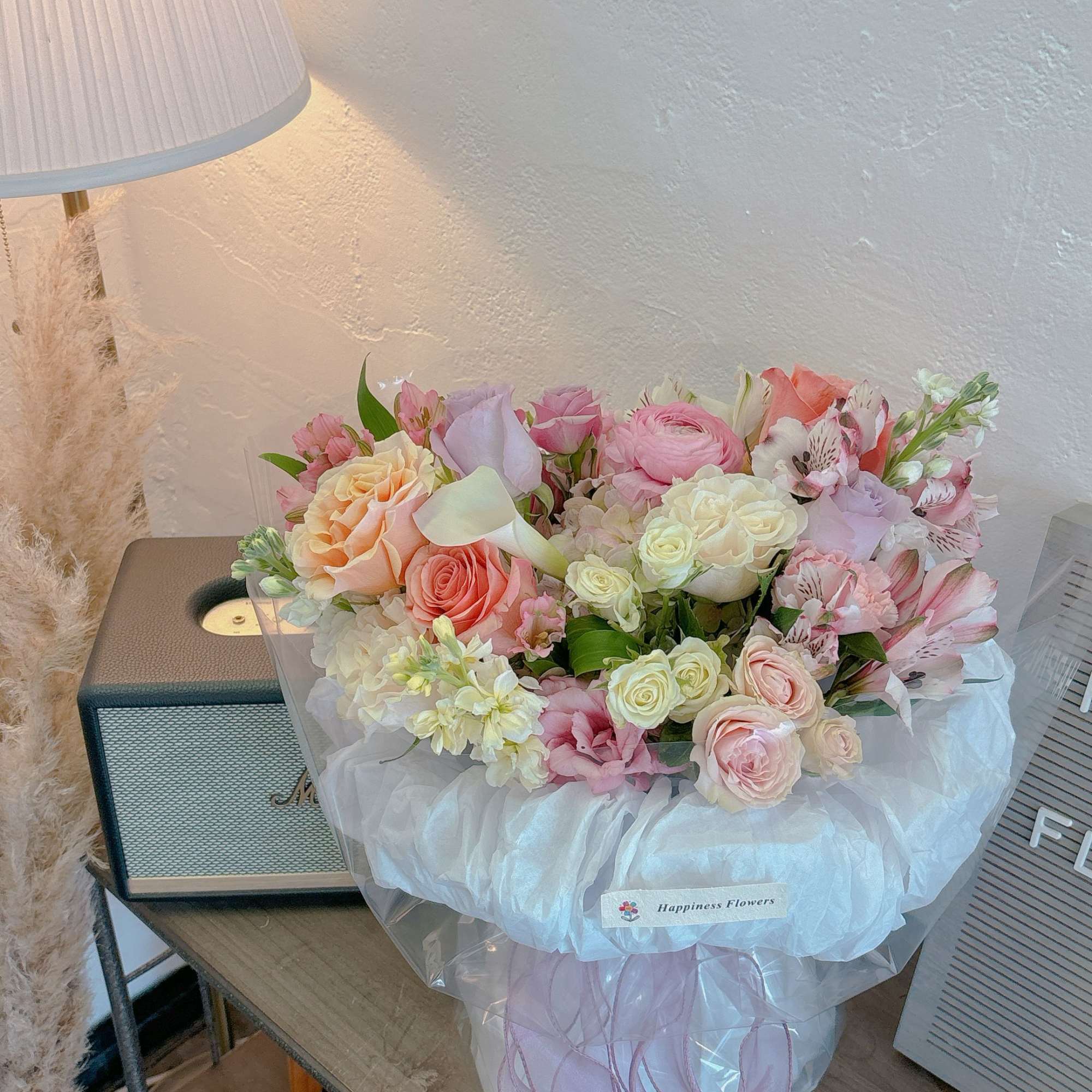 This Arrangement Does Not Come With Vase, It Has Water Bag Underneath