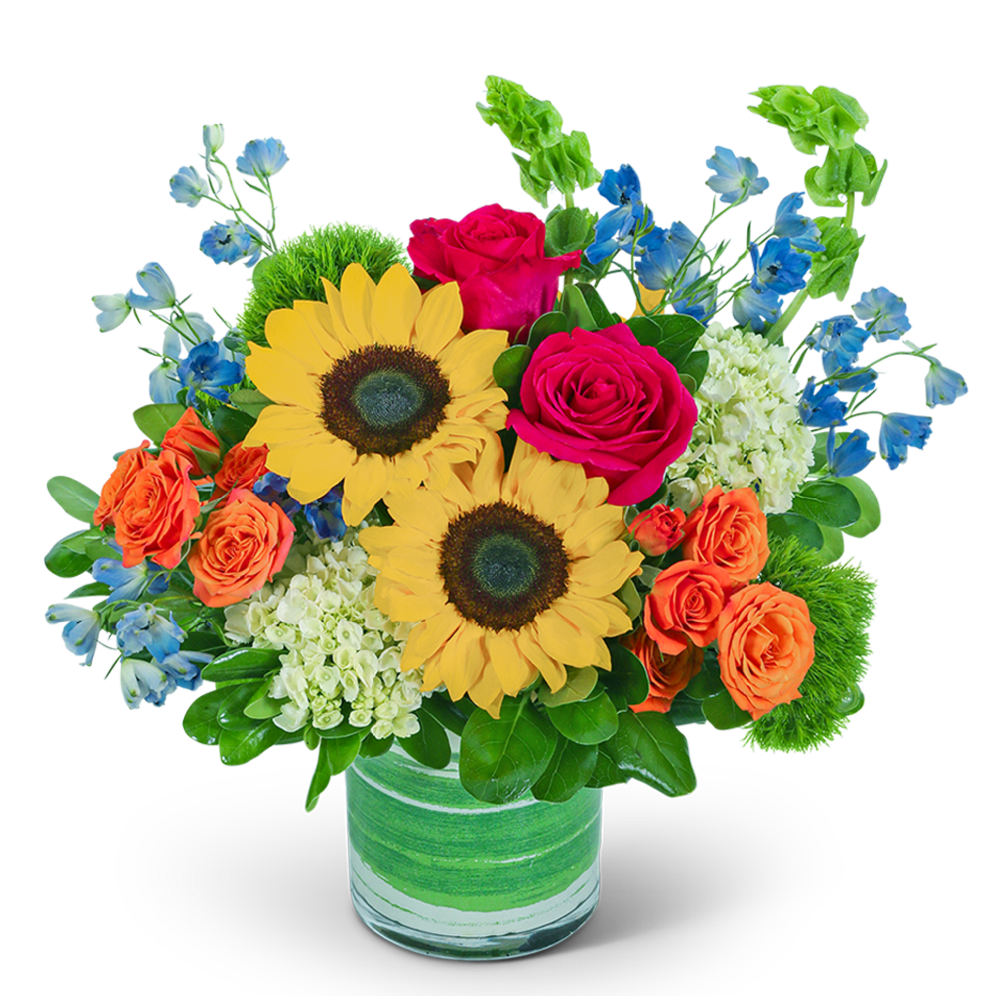 Experience the vibrance of our Havana Brilliance flower design, an explosion of Experience the vibrance of our Havana Brilliance flower design, an explosion of