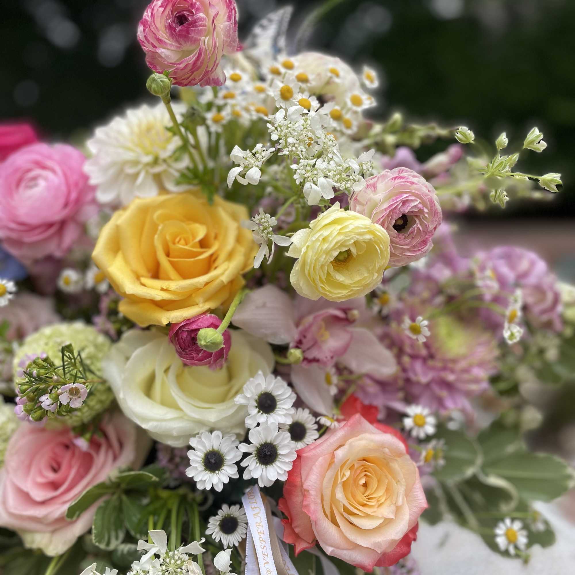 Introducing a lavish floral arrangement that embodies the delicate beauty of pastel