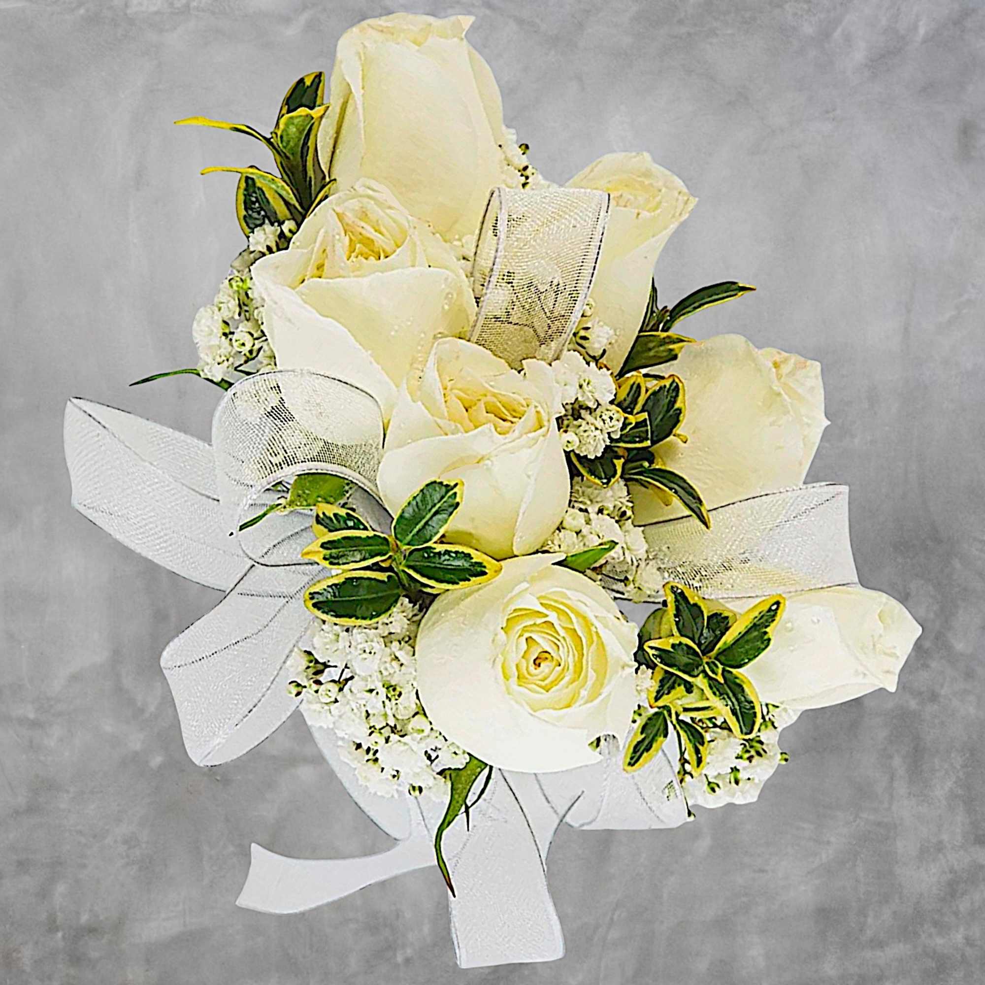 Order a fresh flower corsage or boutonniere for your prom or other