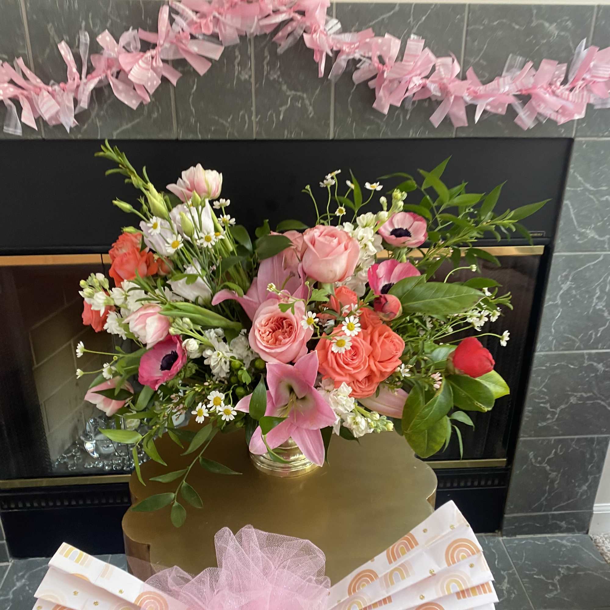 It sounds like you&#039;re looking for a beautiful flower arrangement to brighten